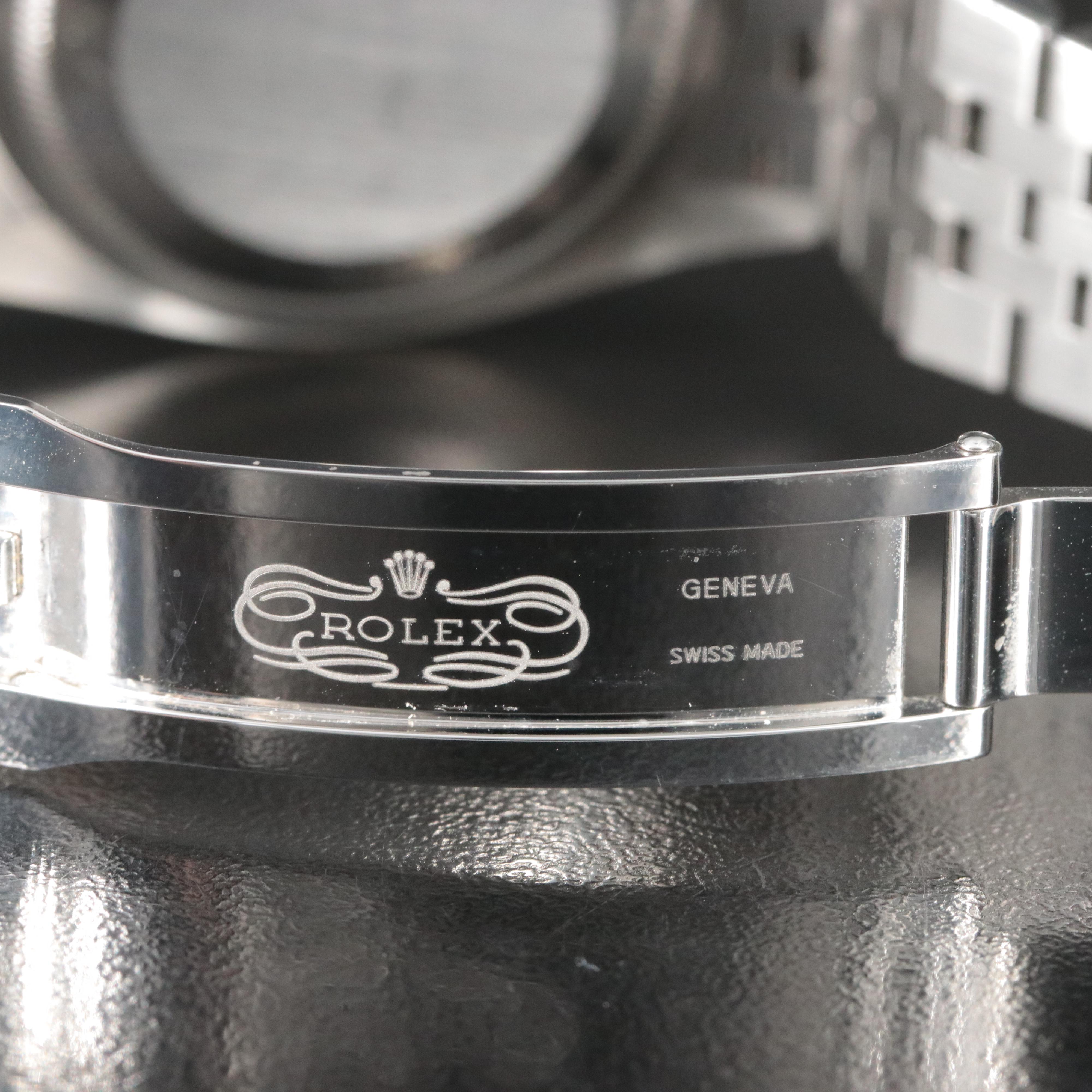 Rolex Datejust 126200 36mm  Blue Index Dial Watch