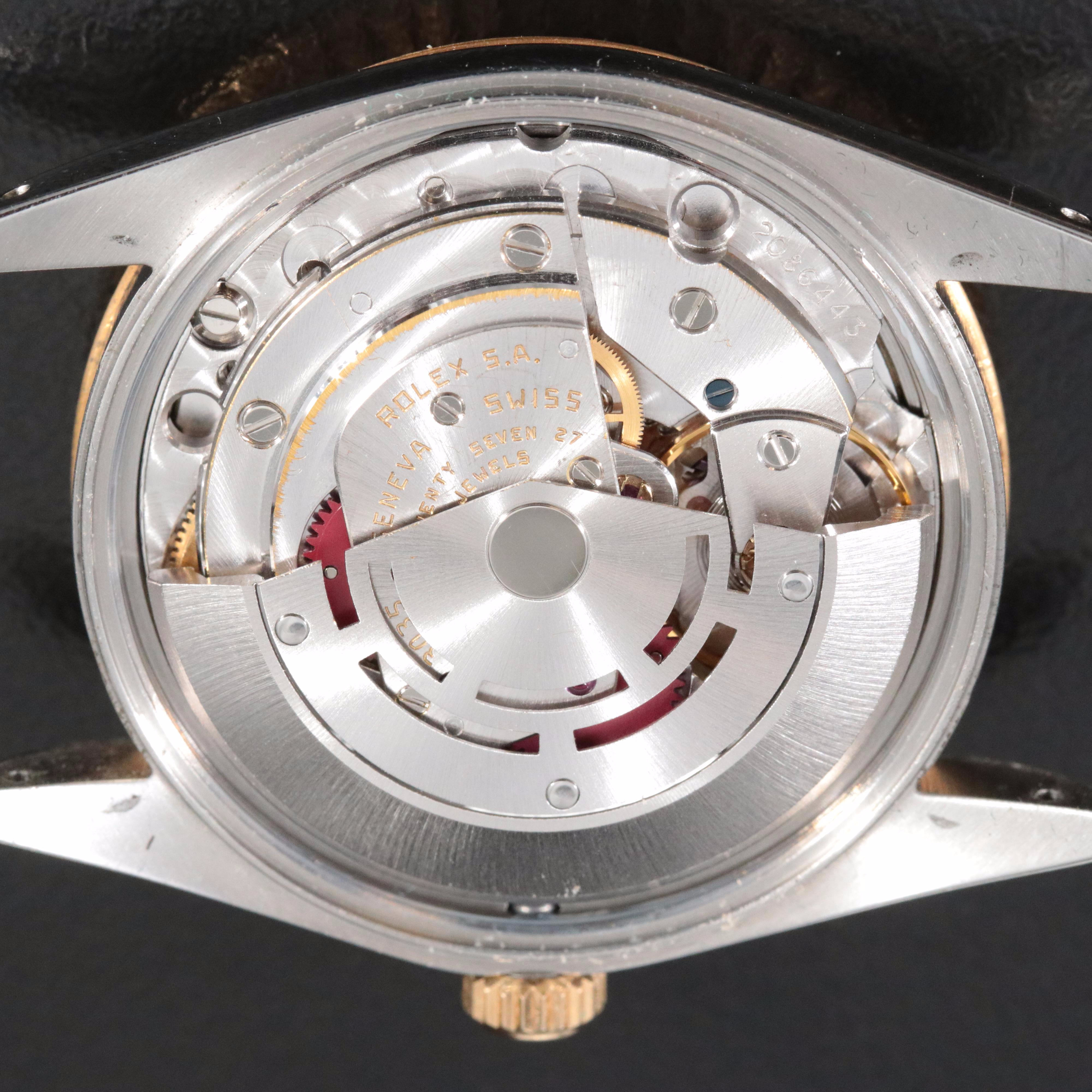 1987-1988 Rolex Oyster Perpetual Date Model 15053 Engine Turned Bezel Watch