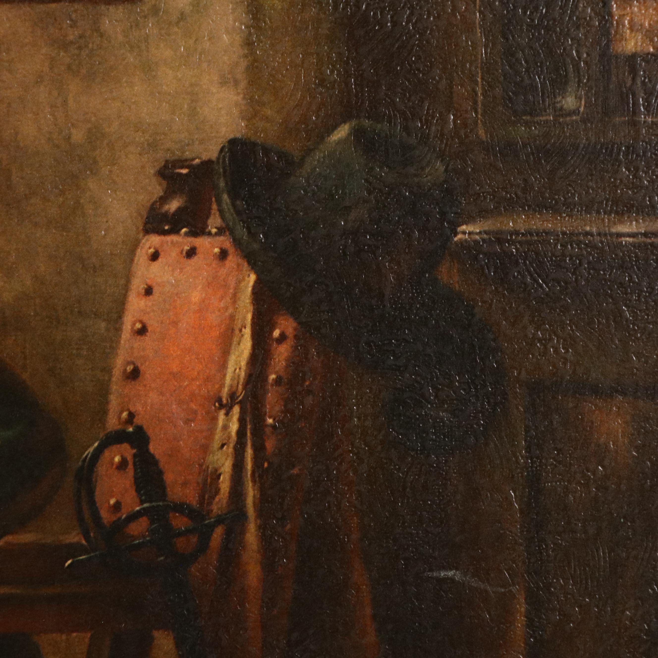 Offset Lithograph "Ye Olde Tavern" After Fritz Wagner-Höhenberg