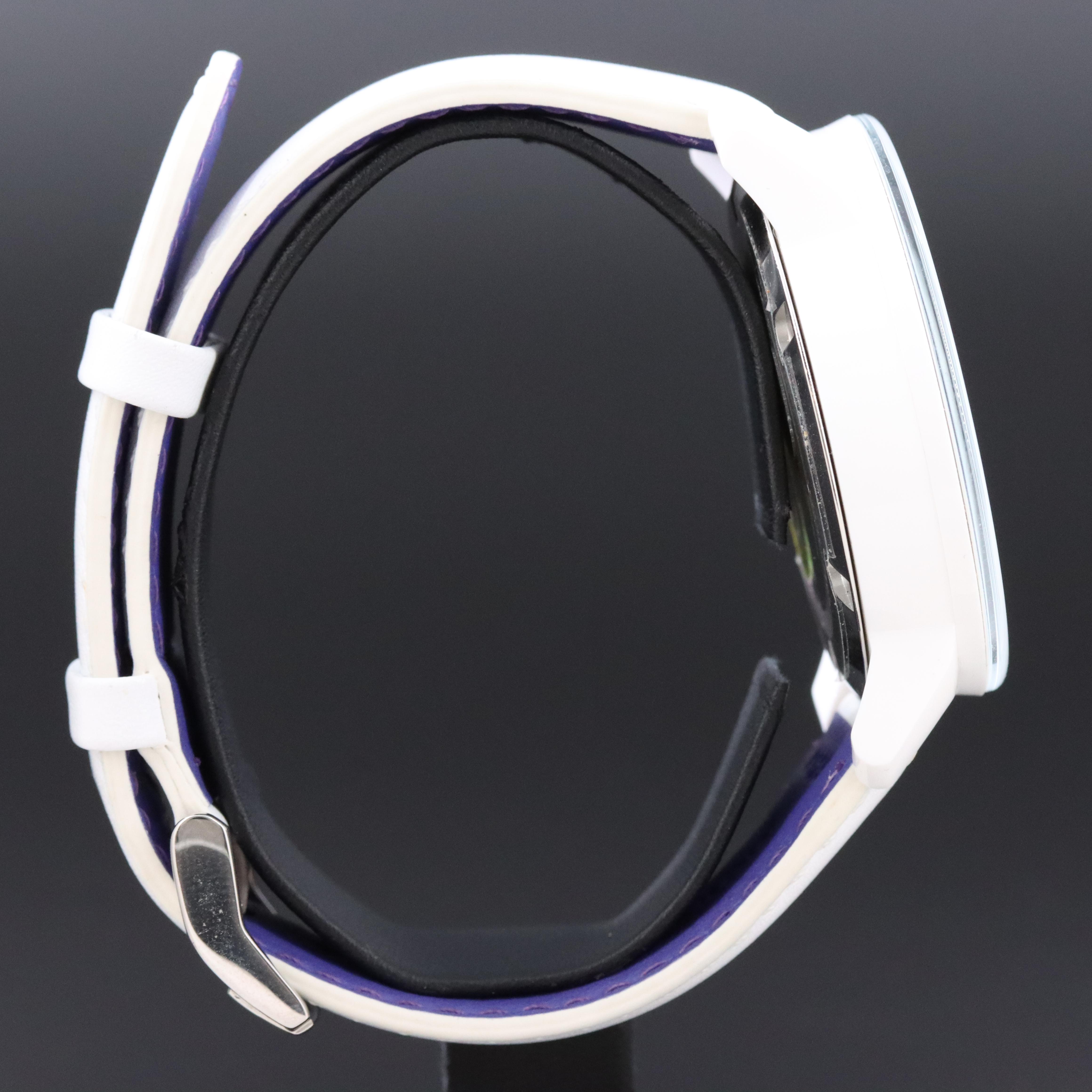 Movado Bold Chronograph Silver Dial 44mm Steel Quartz Watch MB.01.1.29.6008