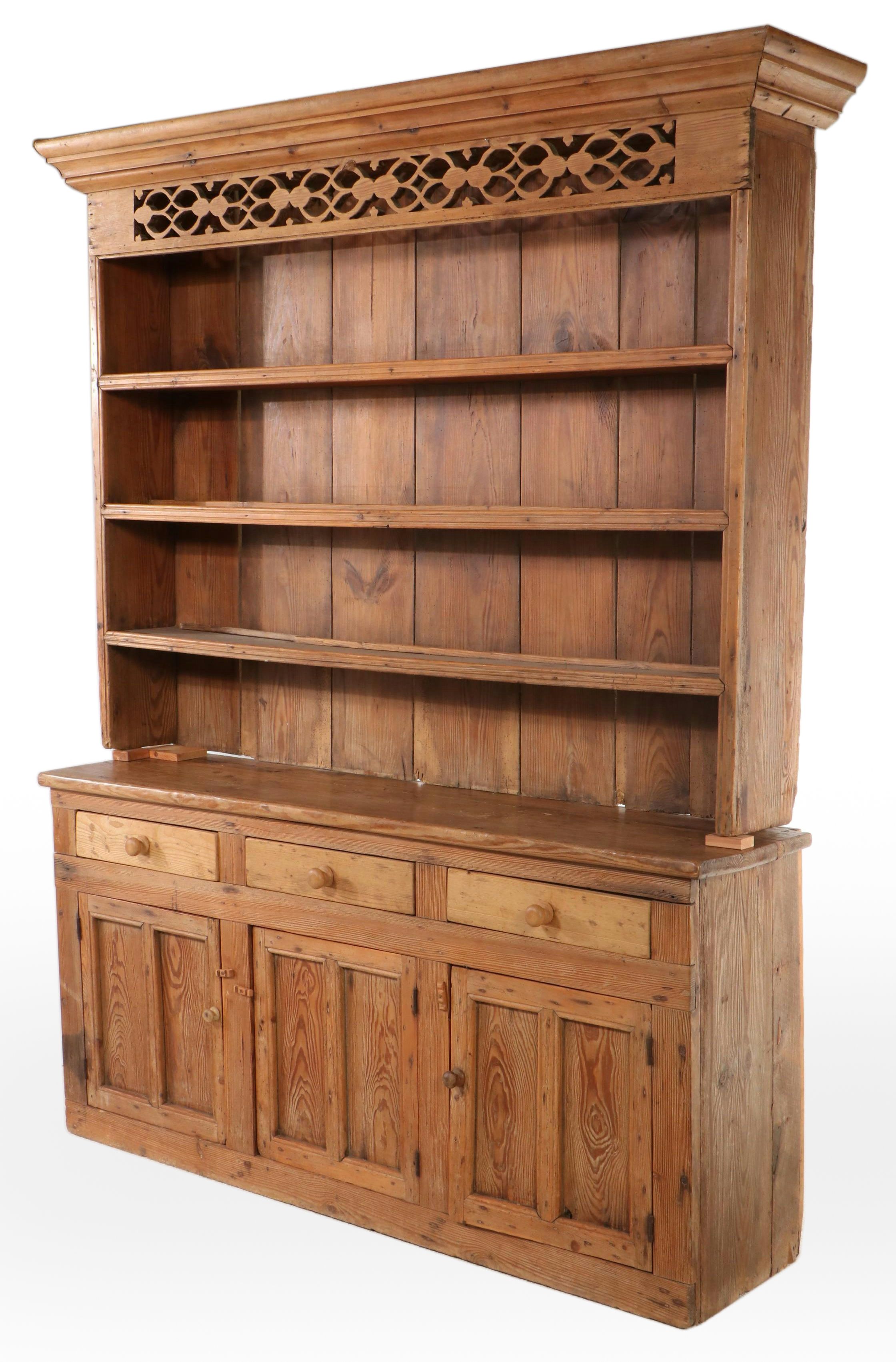 George III Style Welsh Pine Cupboard, 19th Century