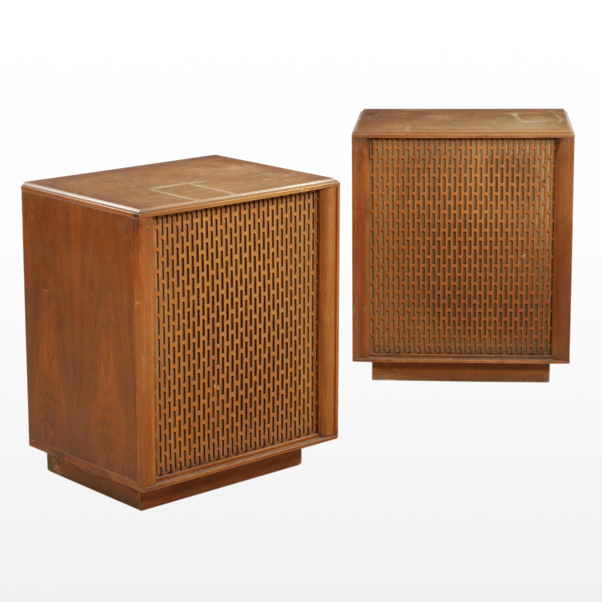 JBL Mid Century Modern Teak Cased Floor Speakers, Pair