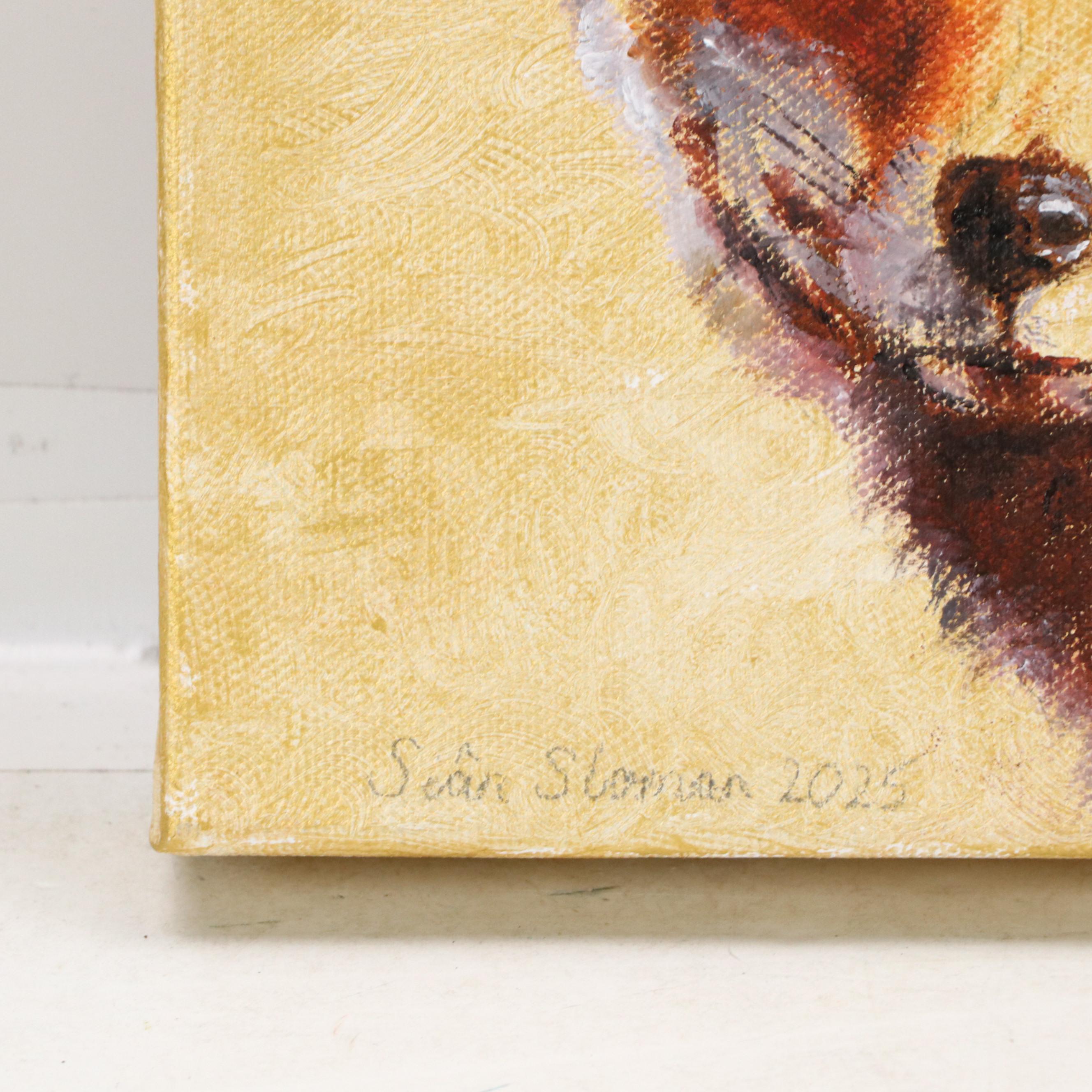 Siân Sloman Oil Painting of Fox, 2025