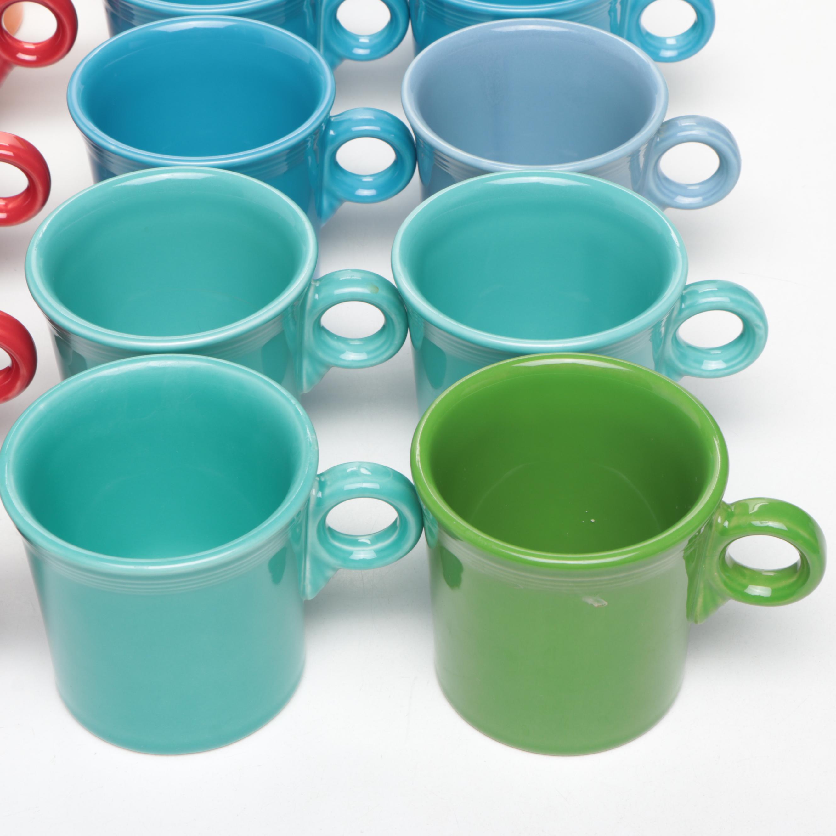 Homer Laughlin "Fiesta" Ceramic Bowl, Mugs and Plates