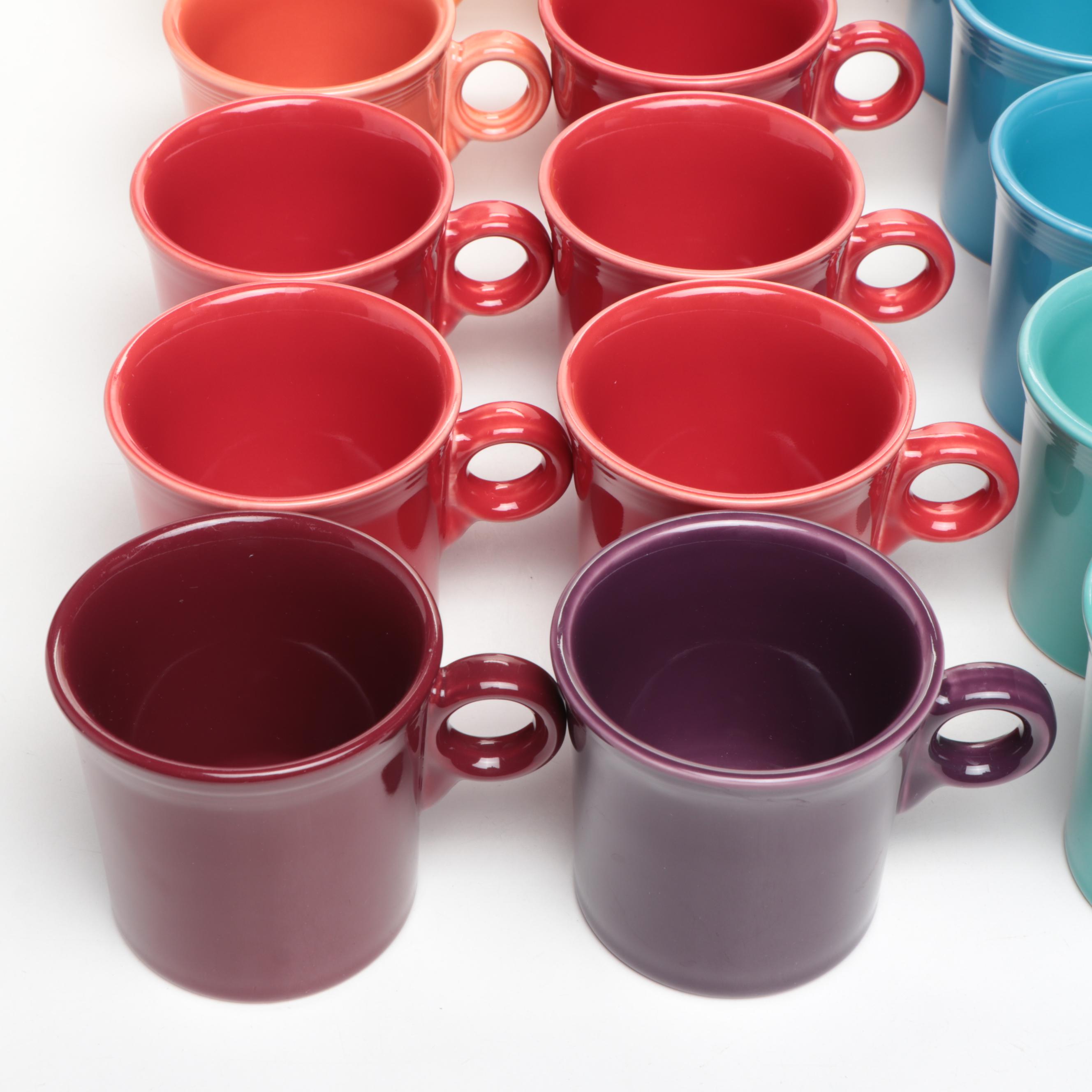 Homer Laughlin "Fiesta" Ceramic Bowl, Mugs and Plates