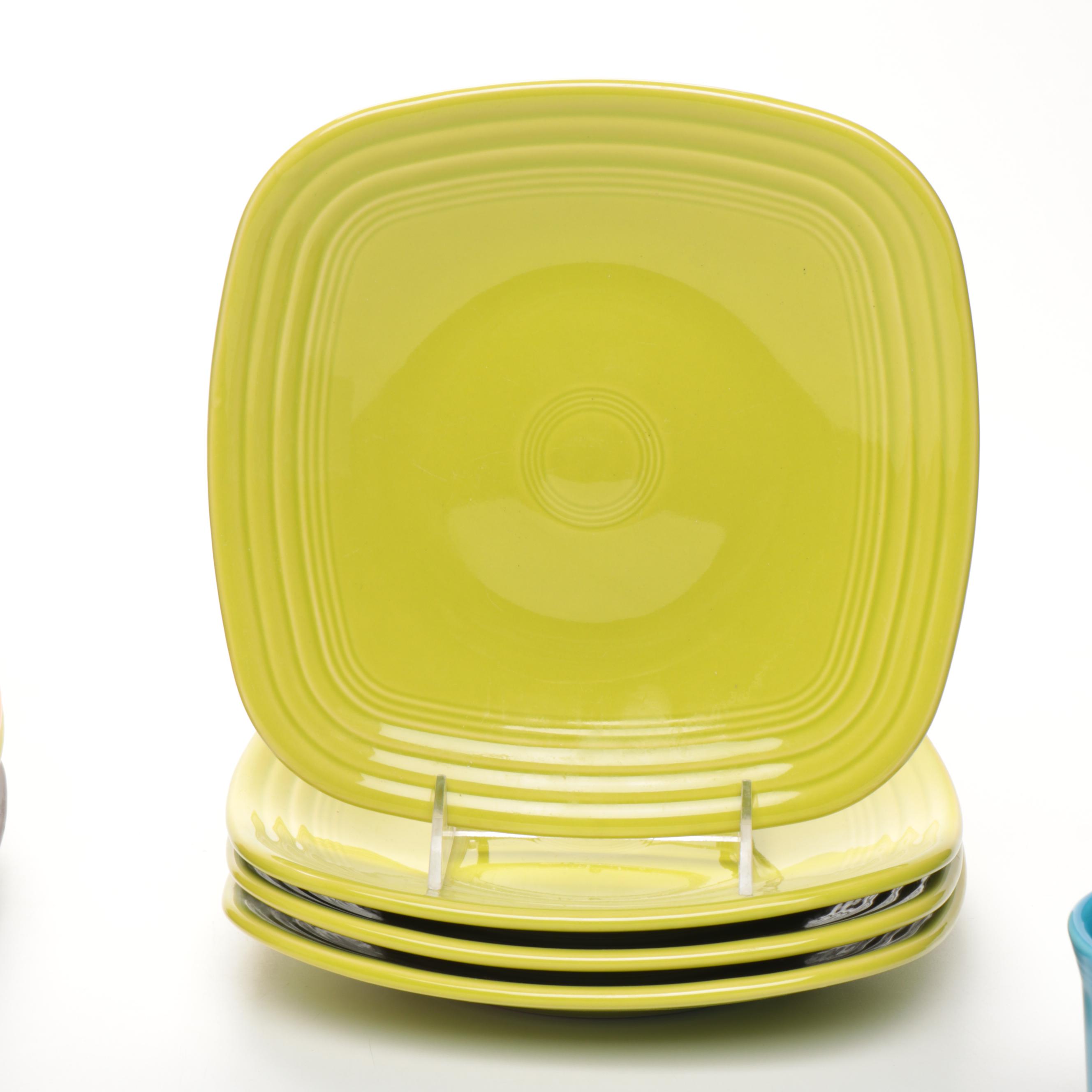 Homer Laughlin "Fiesta" Ceramic Bowl, Mugs and Plates