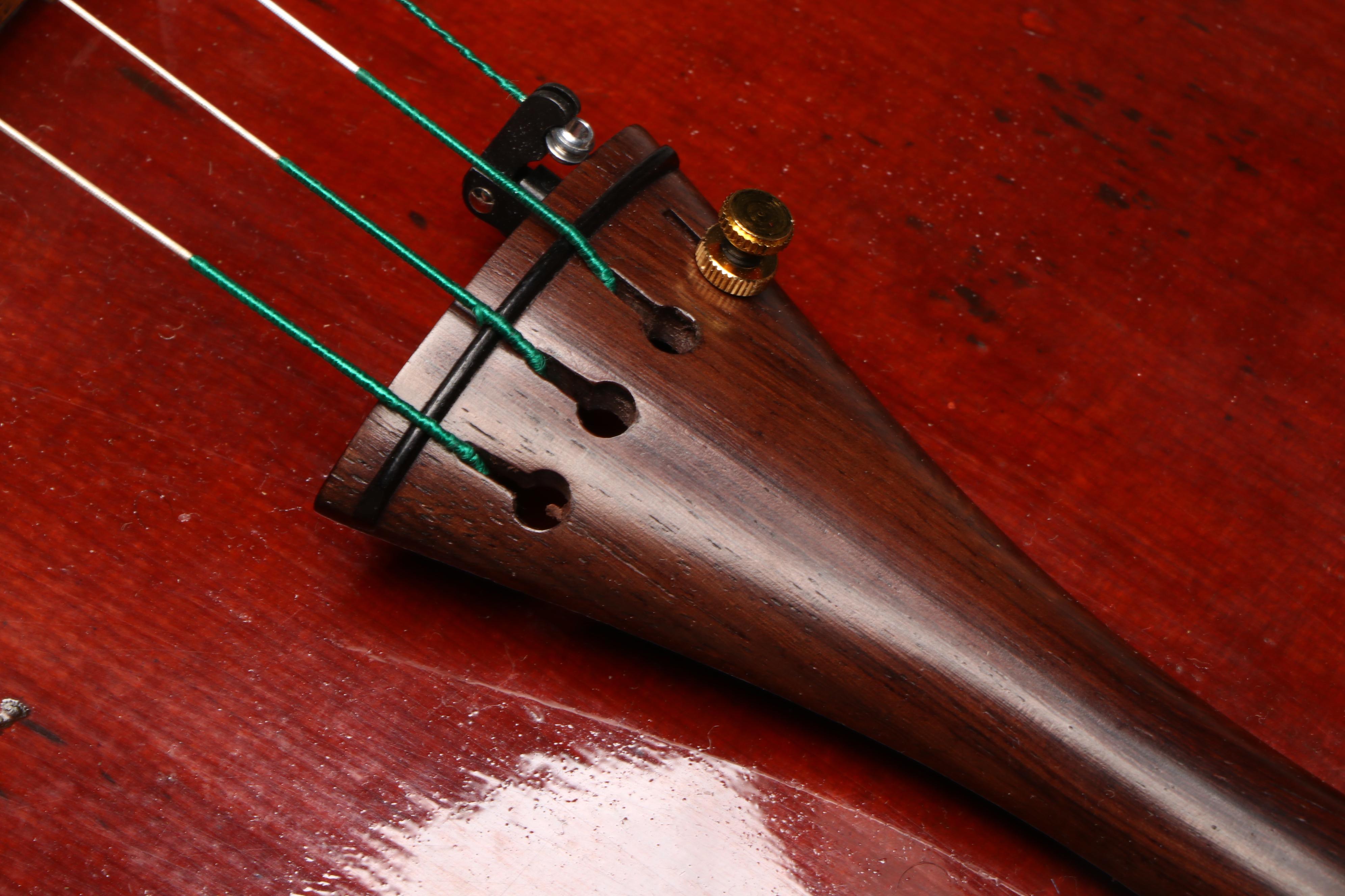 Eugen Gärtner Flame Maple and Ebony 4/4 Violin with Léon Bernardel Bow, 1898