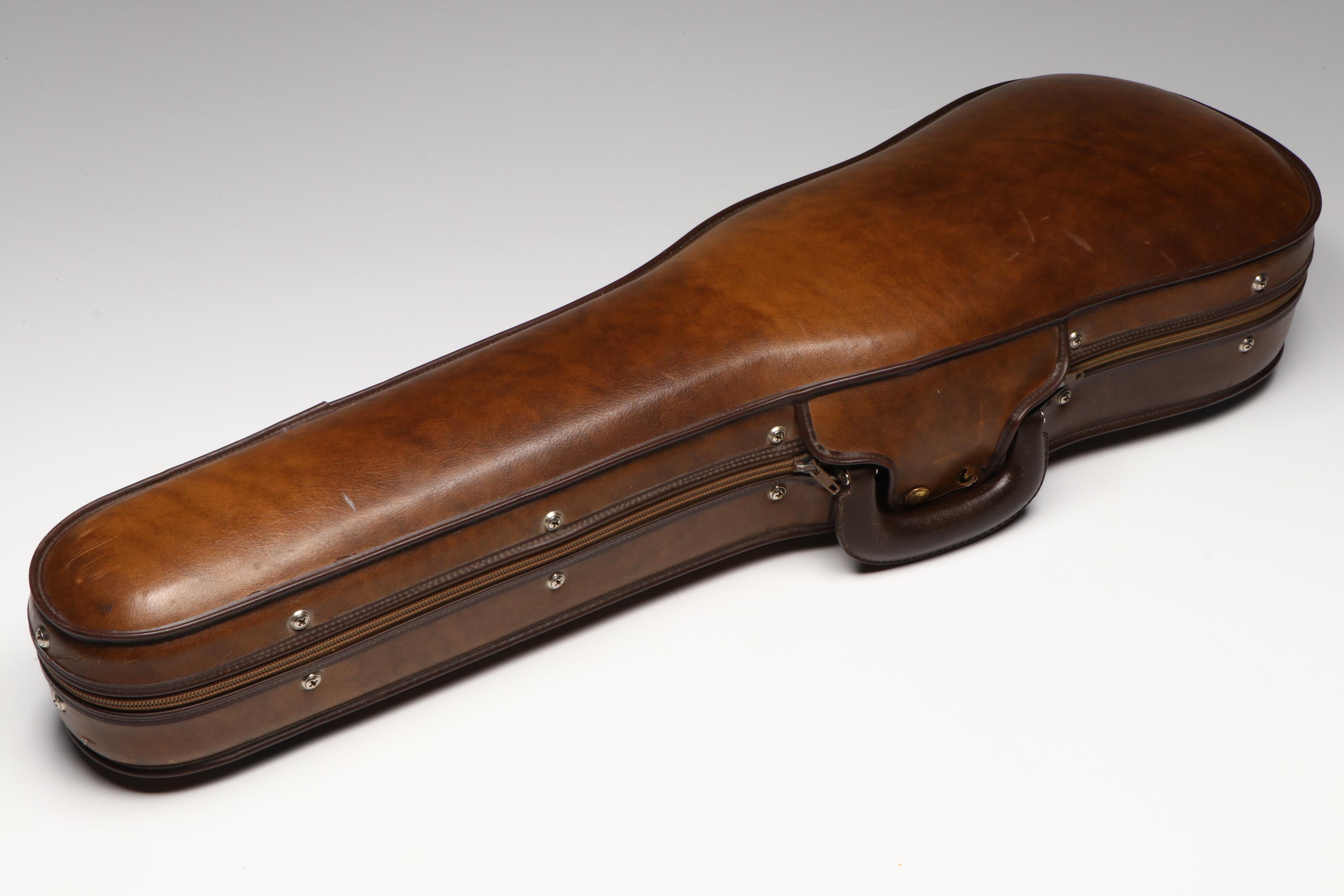 Eugen Gärtner Flame Maple and Ebony 4/4 Violin with Léon Bernardel Bow, 1898