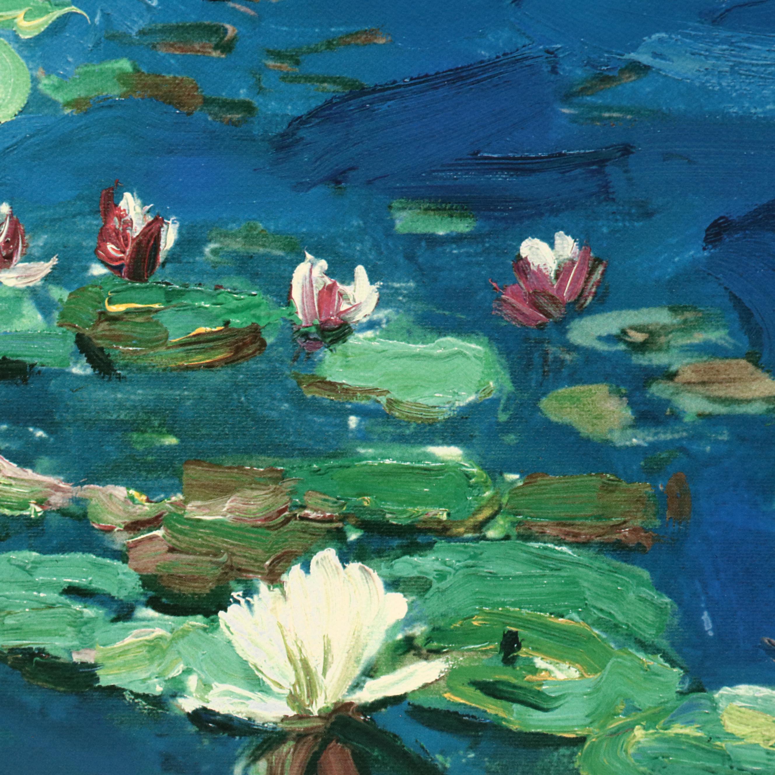 Offset Lithograph After Monet's "Water Lillies"