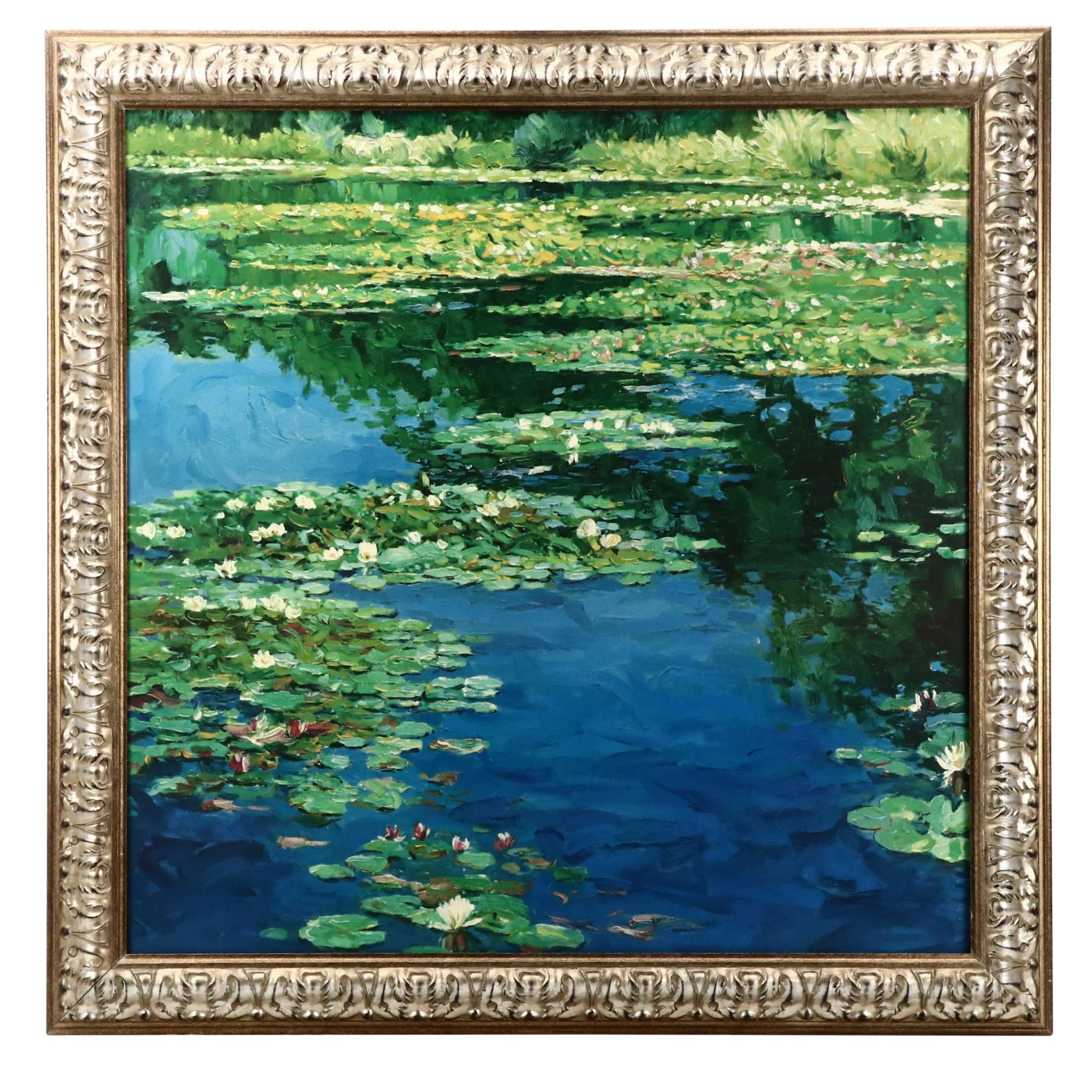 Offset Lithograph After Monet's "Water Lillies"