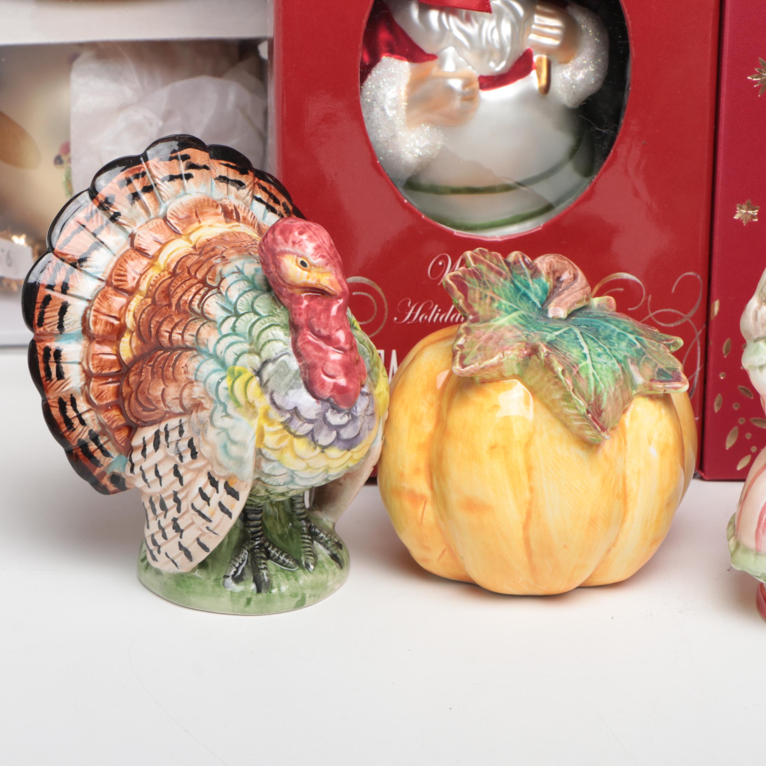 Waterford Holiday Heirlooms Crystal & Glass Ornaments with Other Seasonal Décor