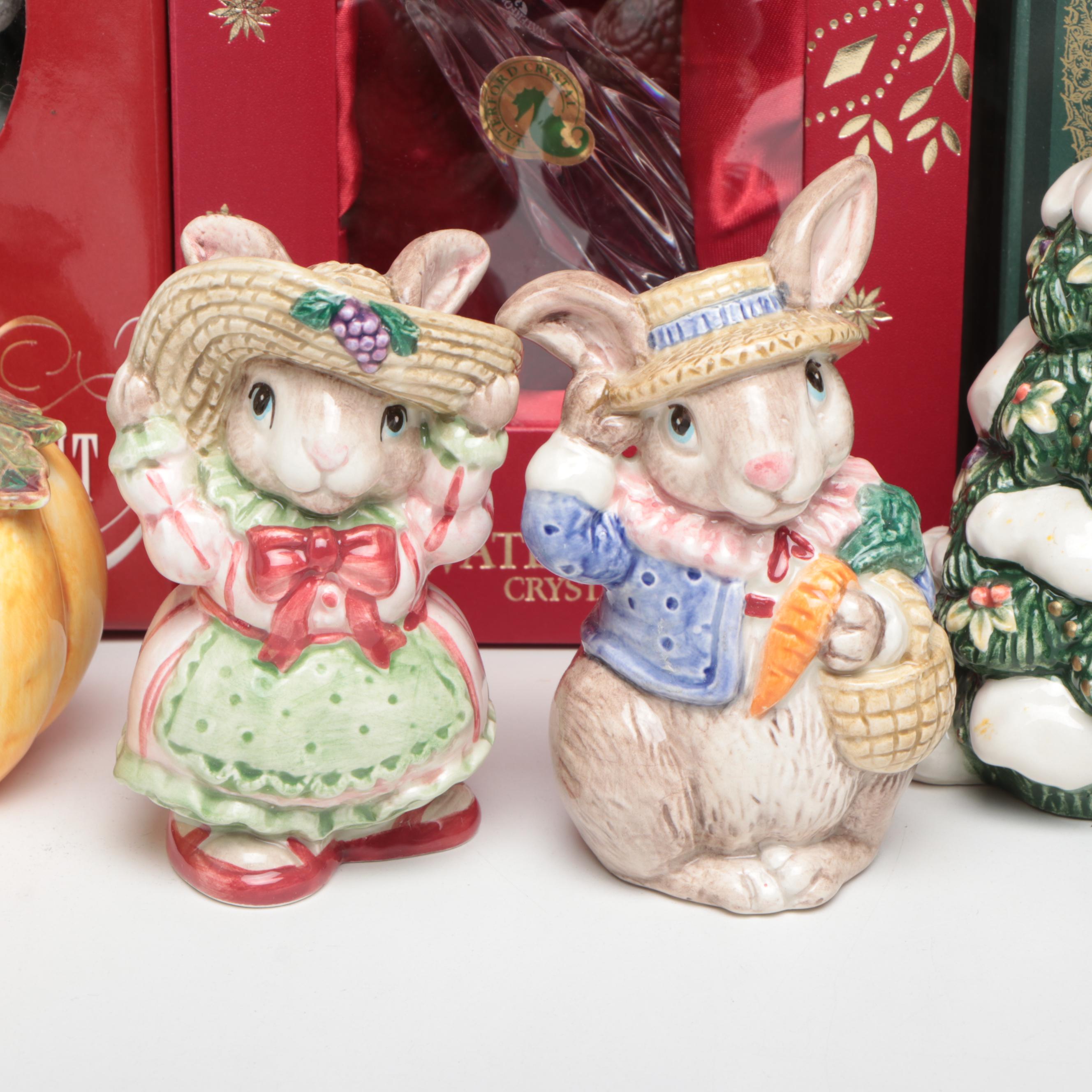 Waterford Holiday Heirlooms Crystal & Glass Ornaments with Other Seasonal Décor