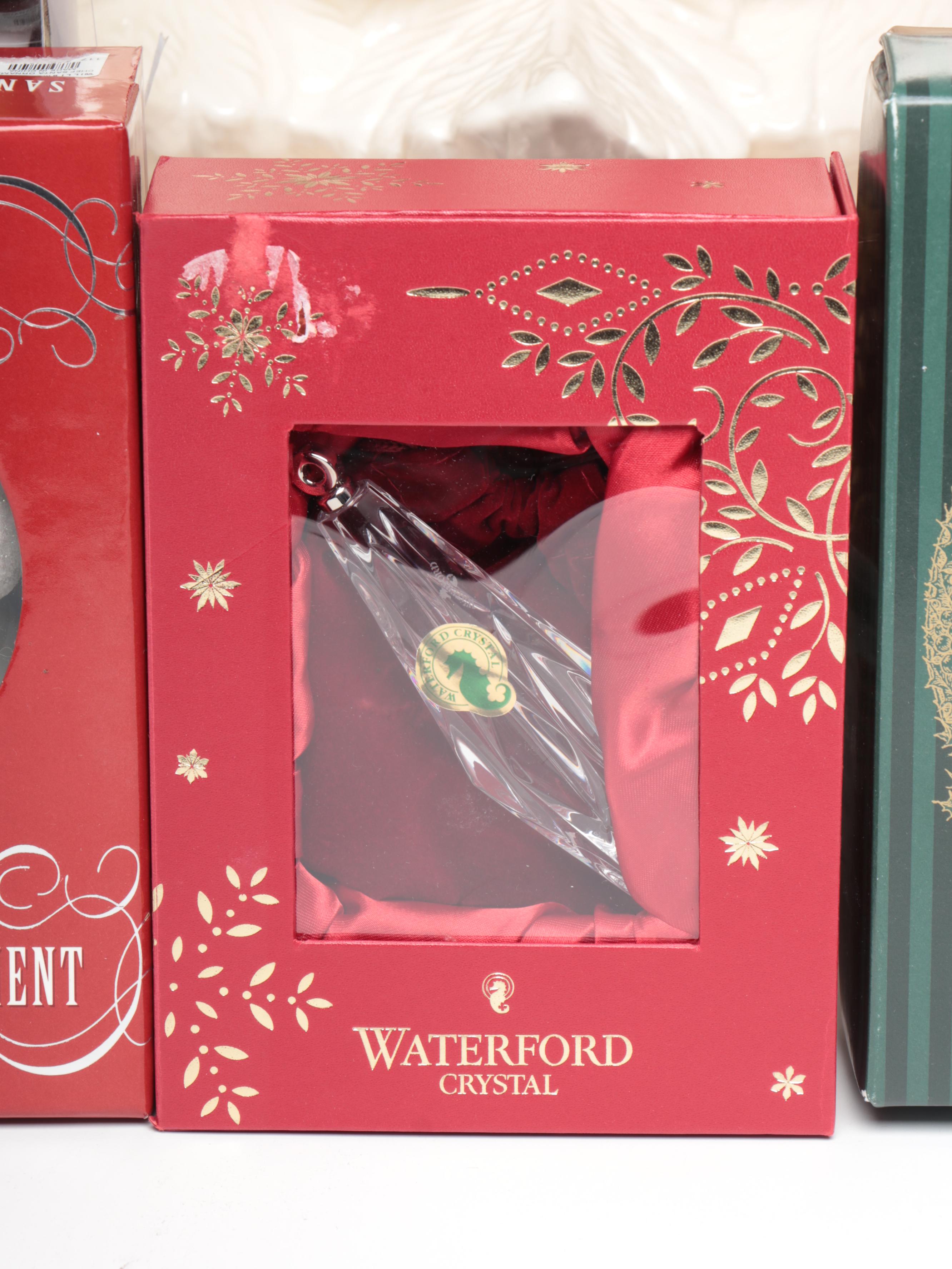 Waterford Holiday Heirlooms Crystal & Glass Ornaments with Other Seasonal Décor