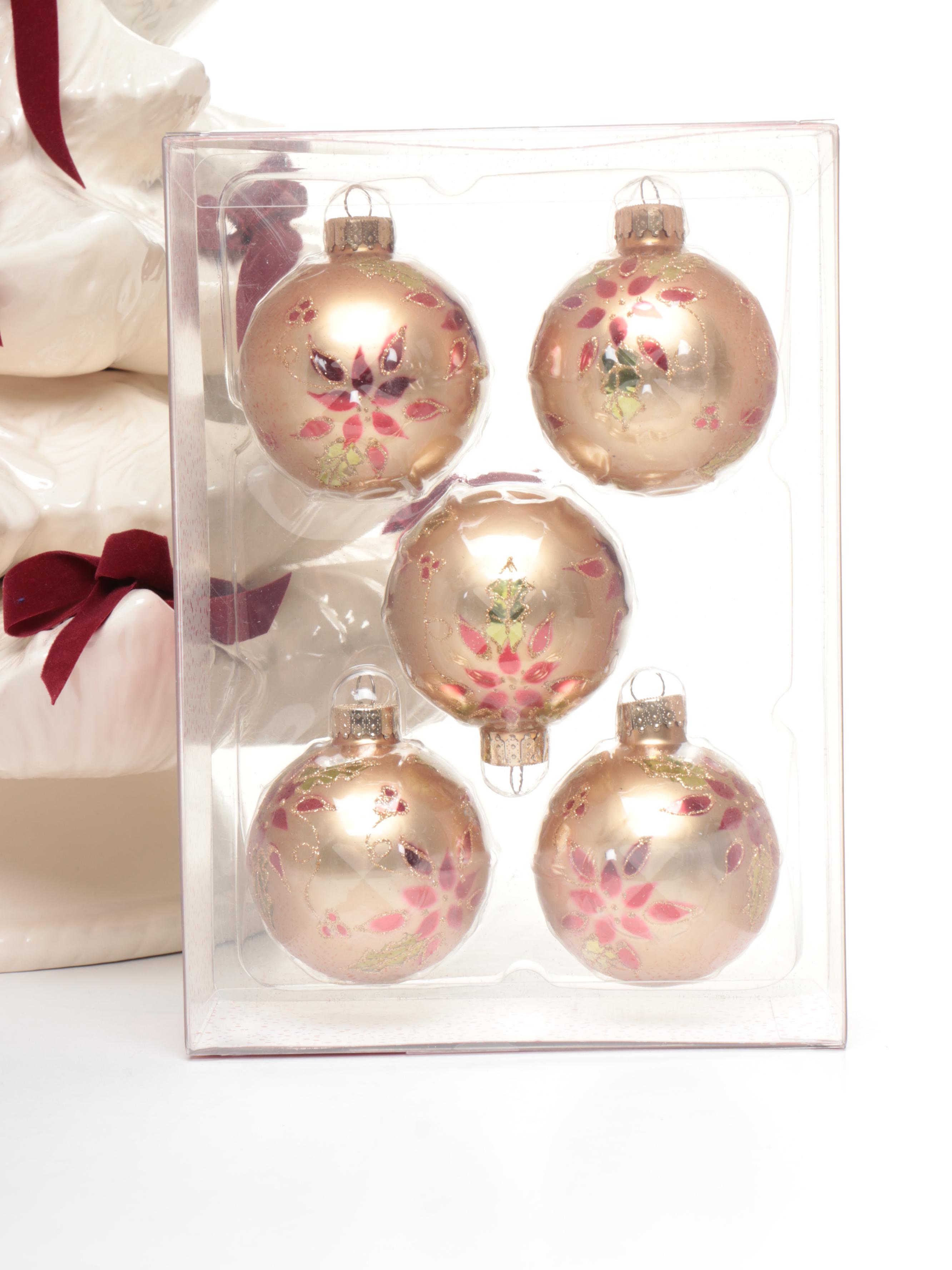 Waterford Holiday Heirlooms Crystal & Glass Ornaments with Other Seasonal Décor