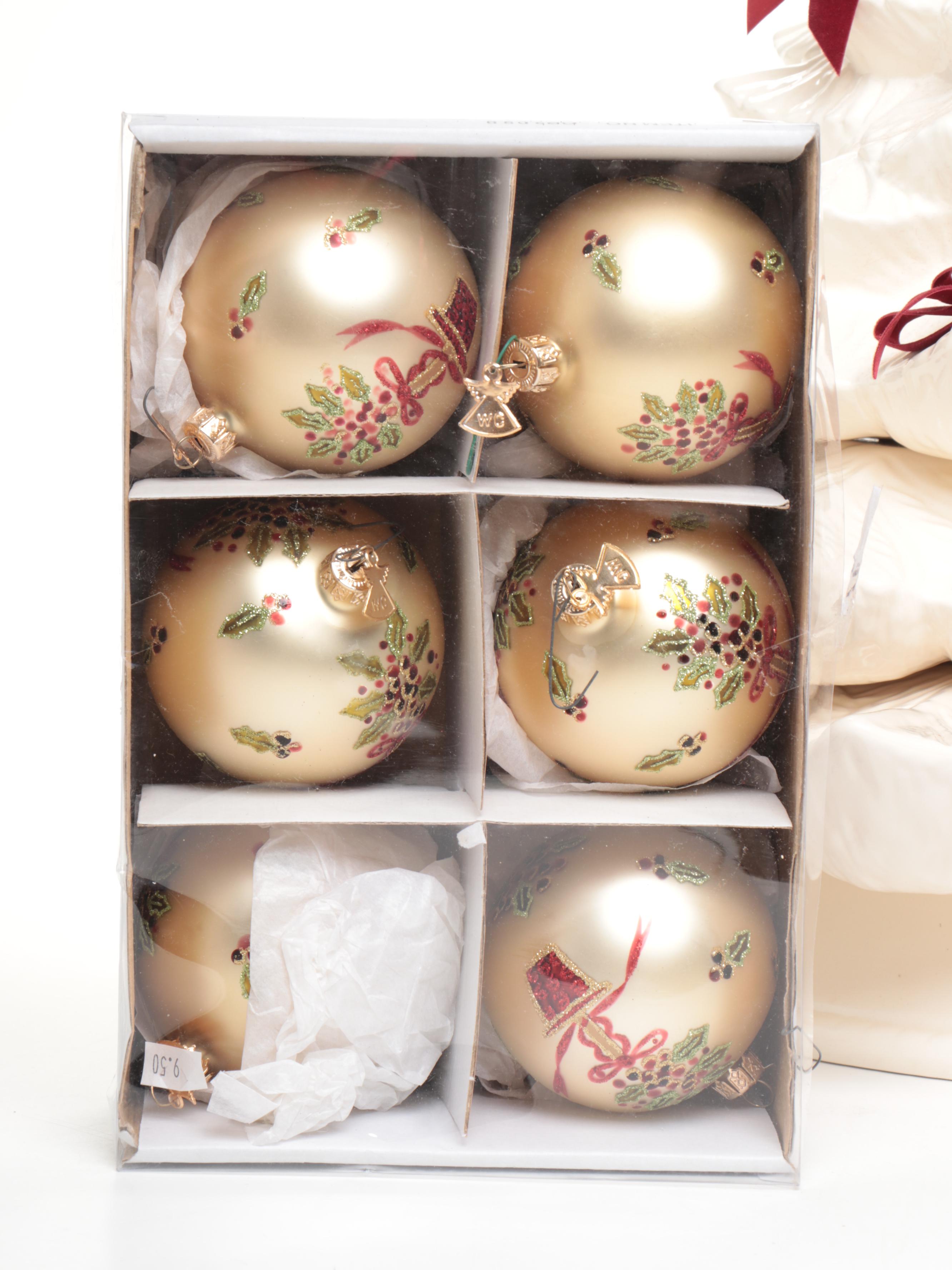 Waterford Holiday Heirlooms Crystal & Glass Ornaments with Other Seasonal Décor