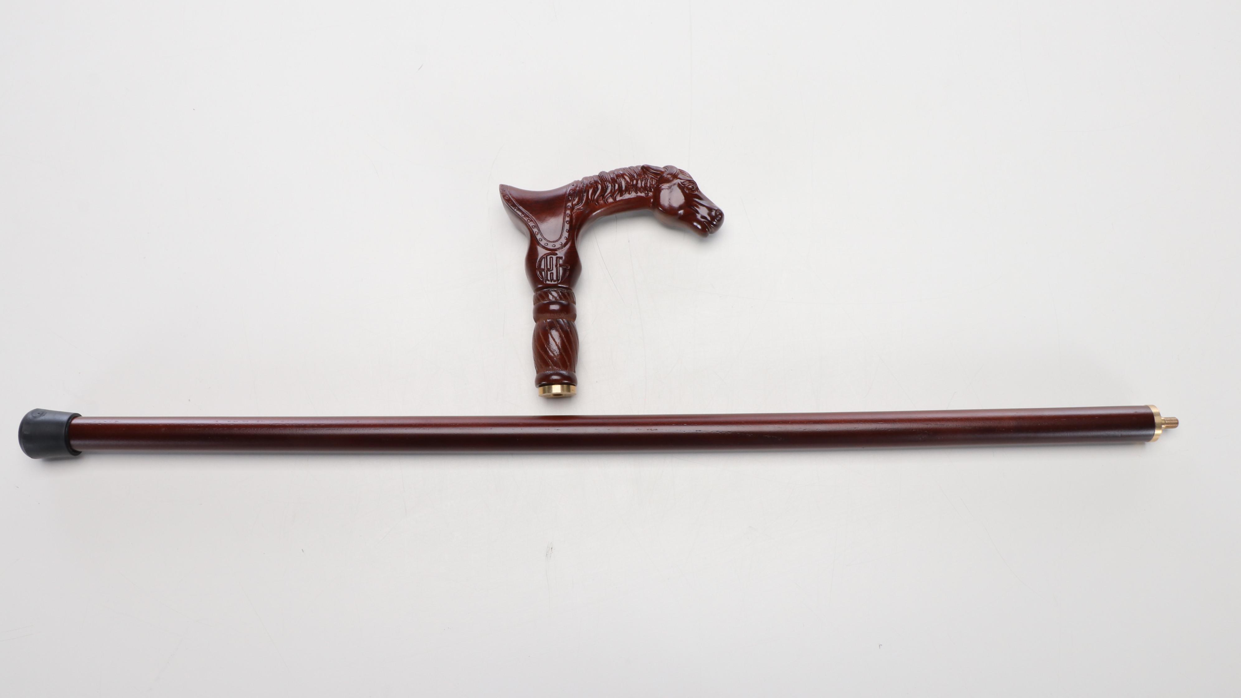 Horse Head Derby Handle Walking Cane