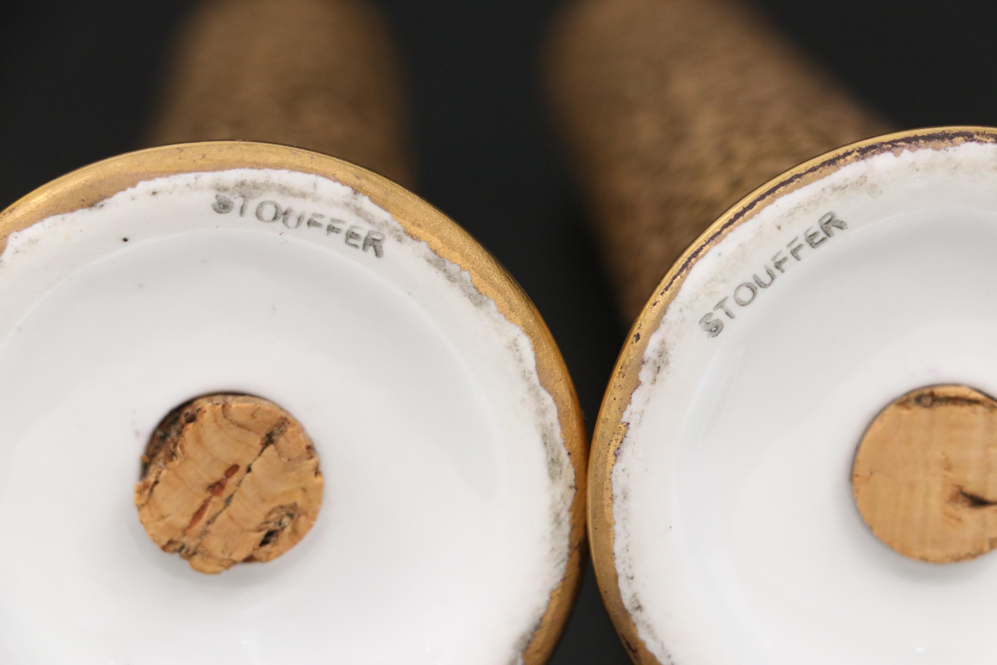 Glastonbury-Lotus "Rambler Rose" Cordial Glasses with Other Tableware