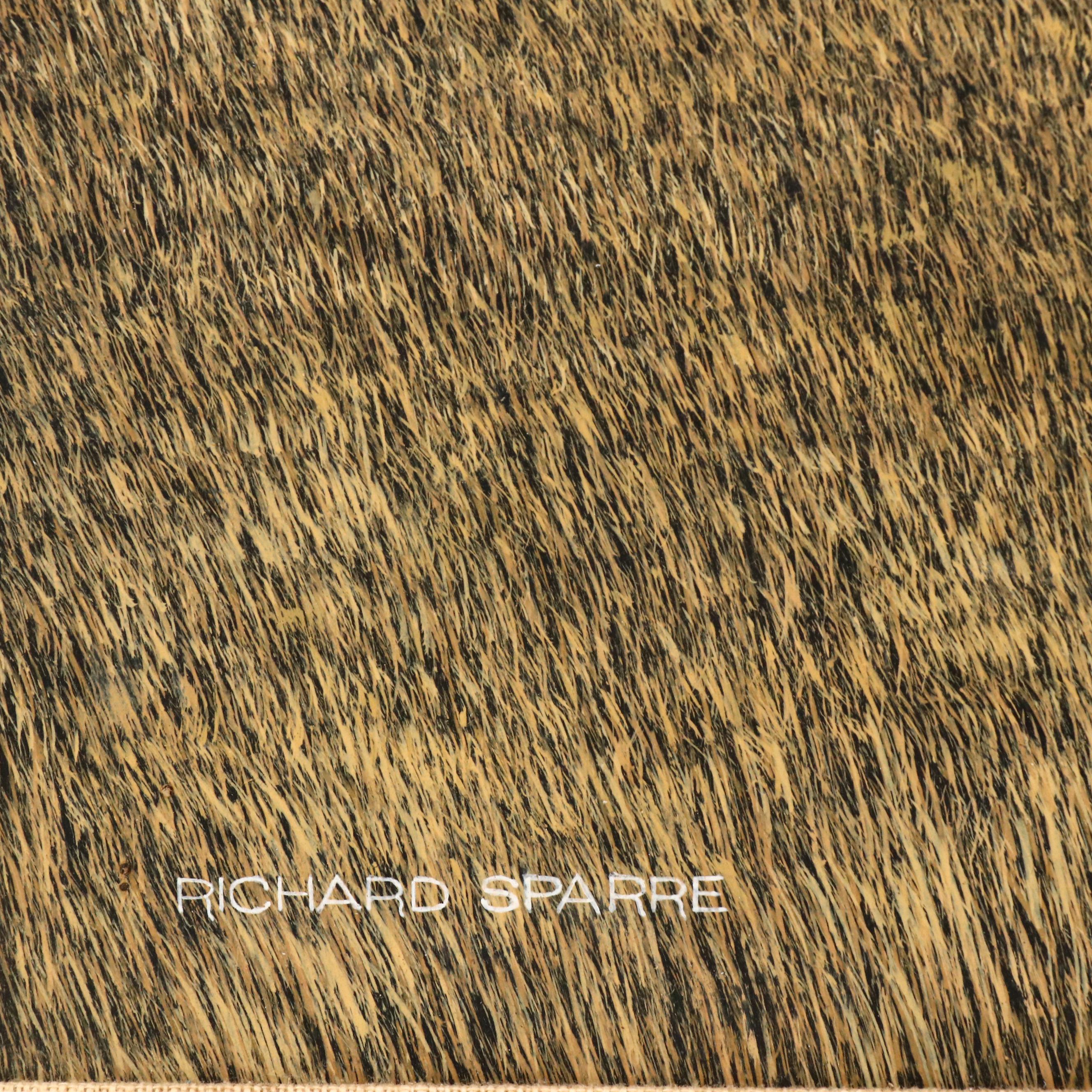Richard Sparre Tempera Painting of  Shorebird in Marsh Landscape, Circa 1980