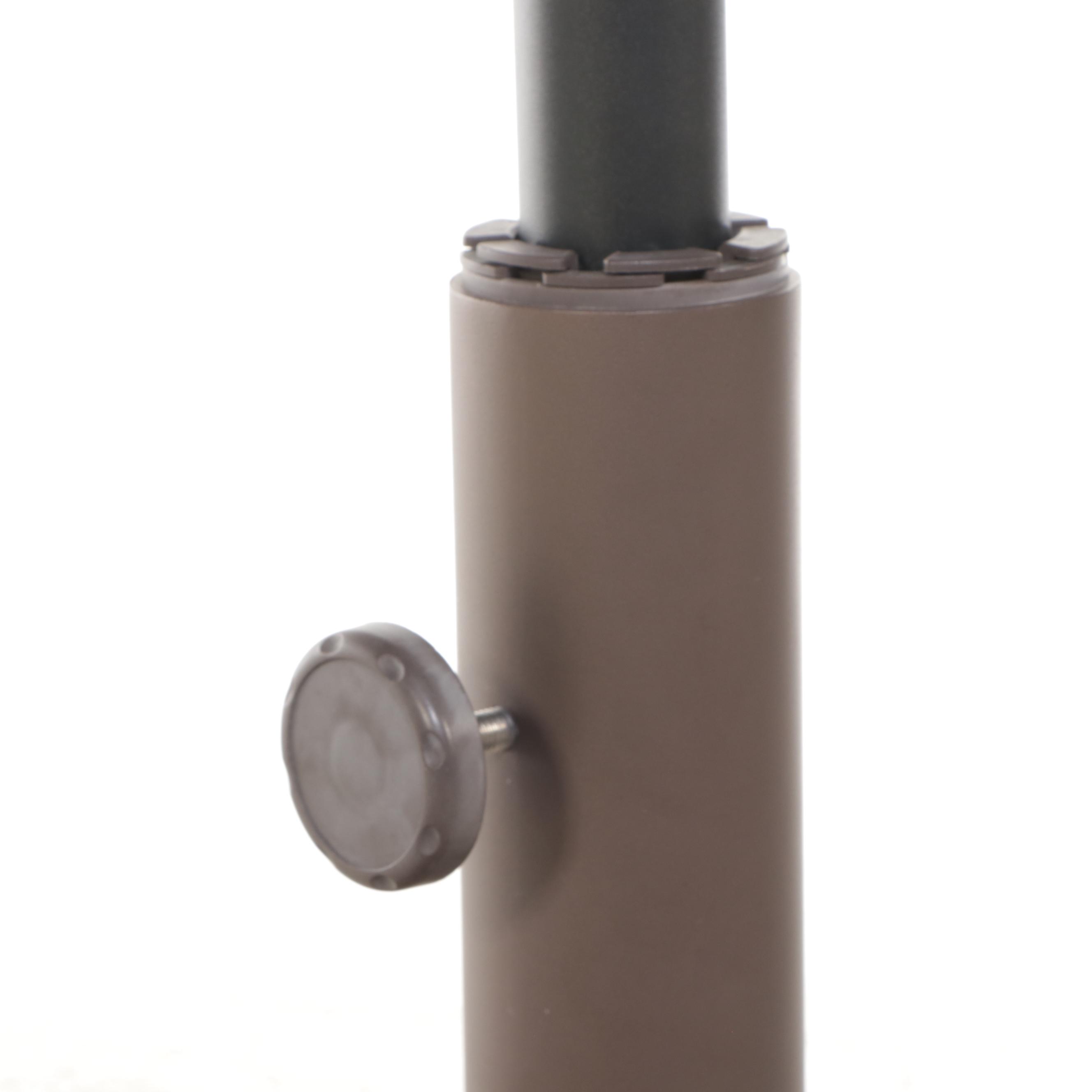 Frontgate Turquoise Patio Umbrella on Stand