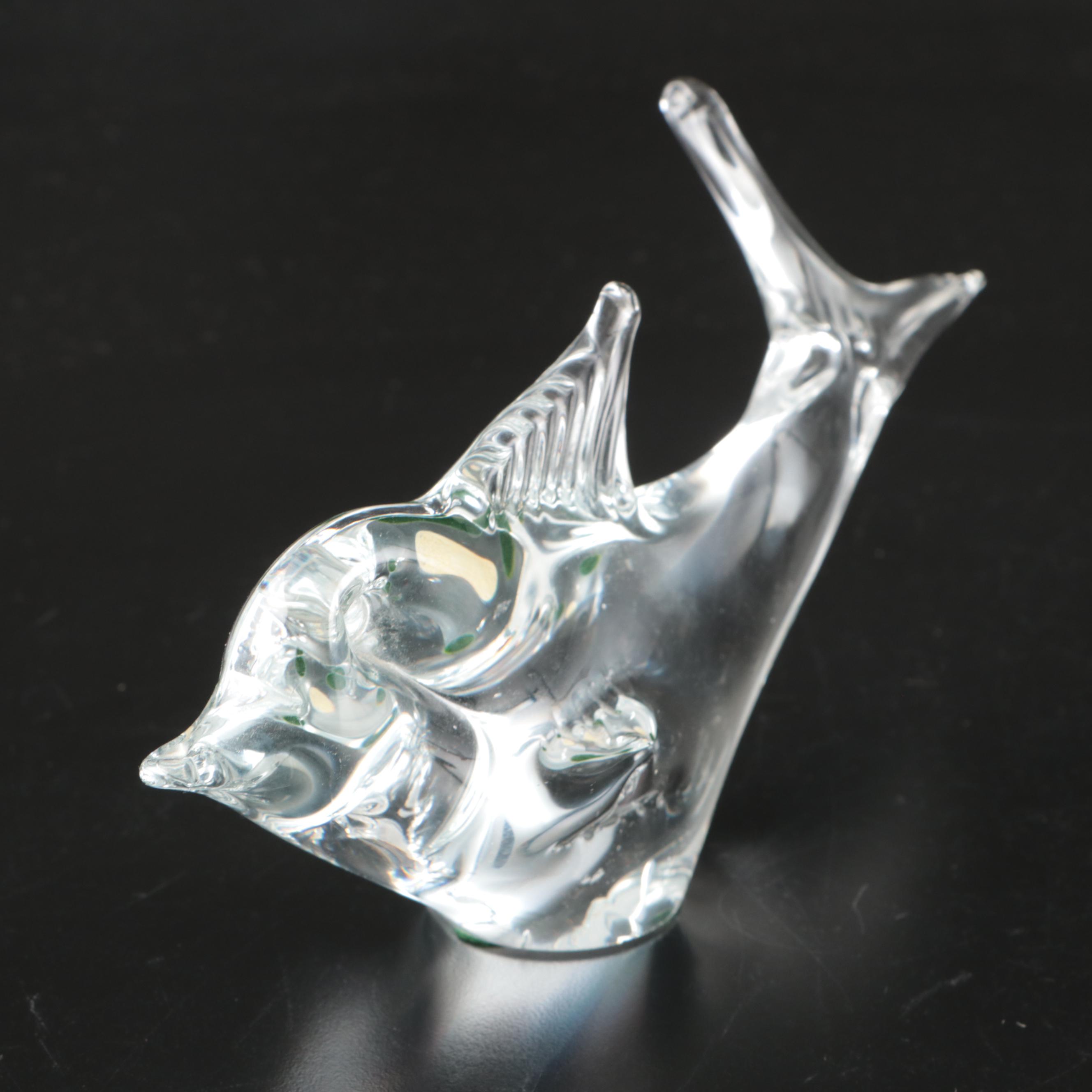 Swedish Glass Fish Paperweight