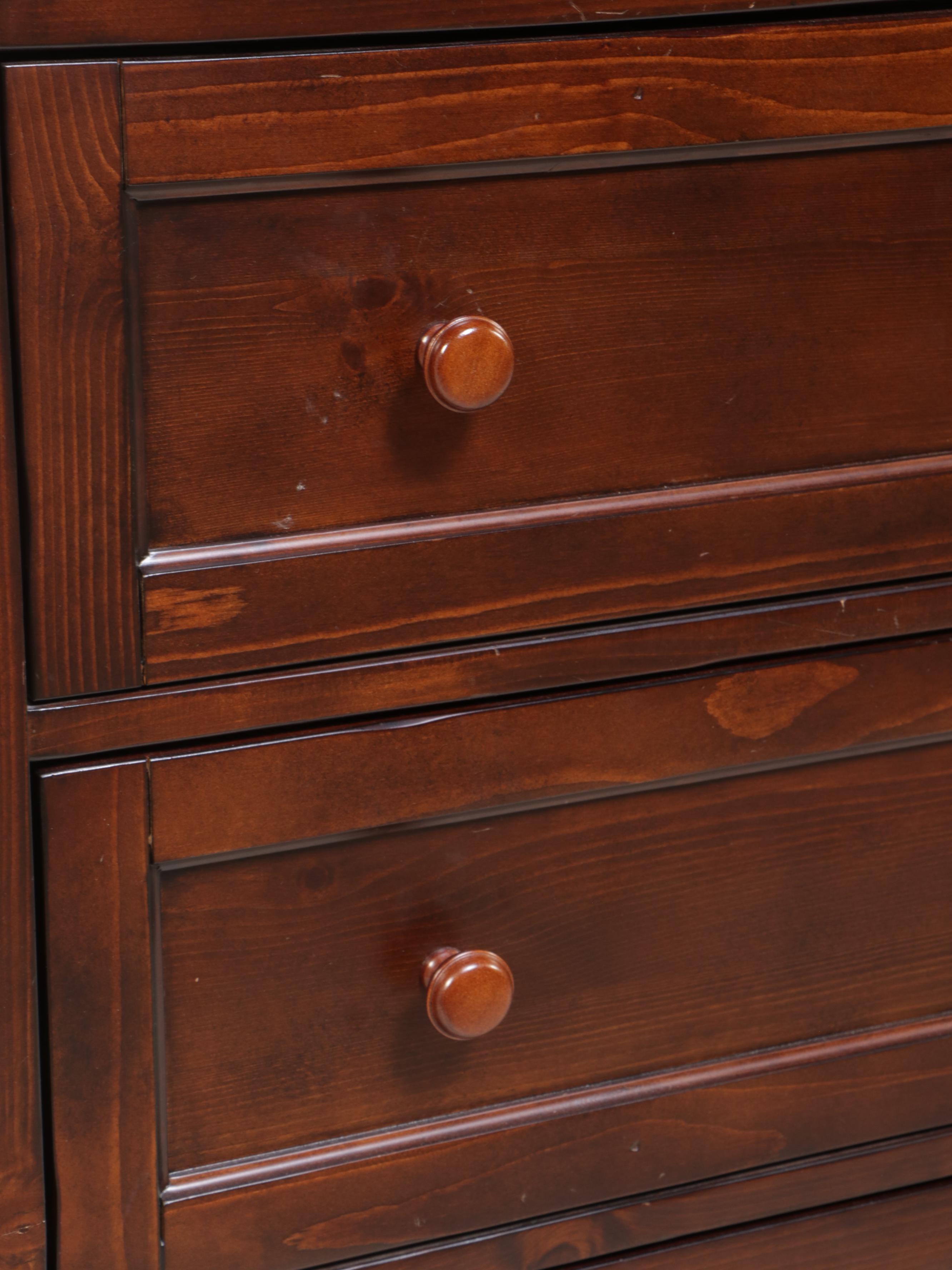 Pottery Barn Teen "Beadboard" Pine Tall Chest