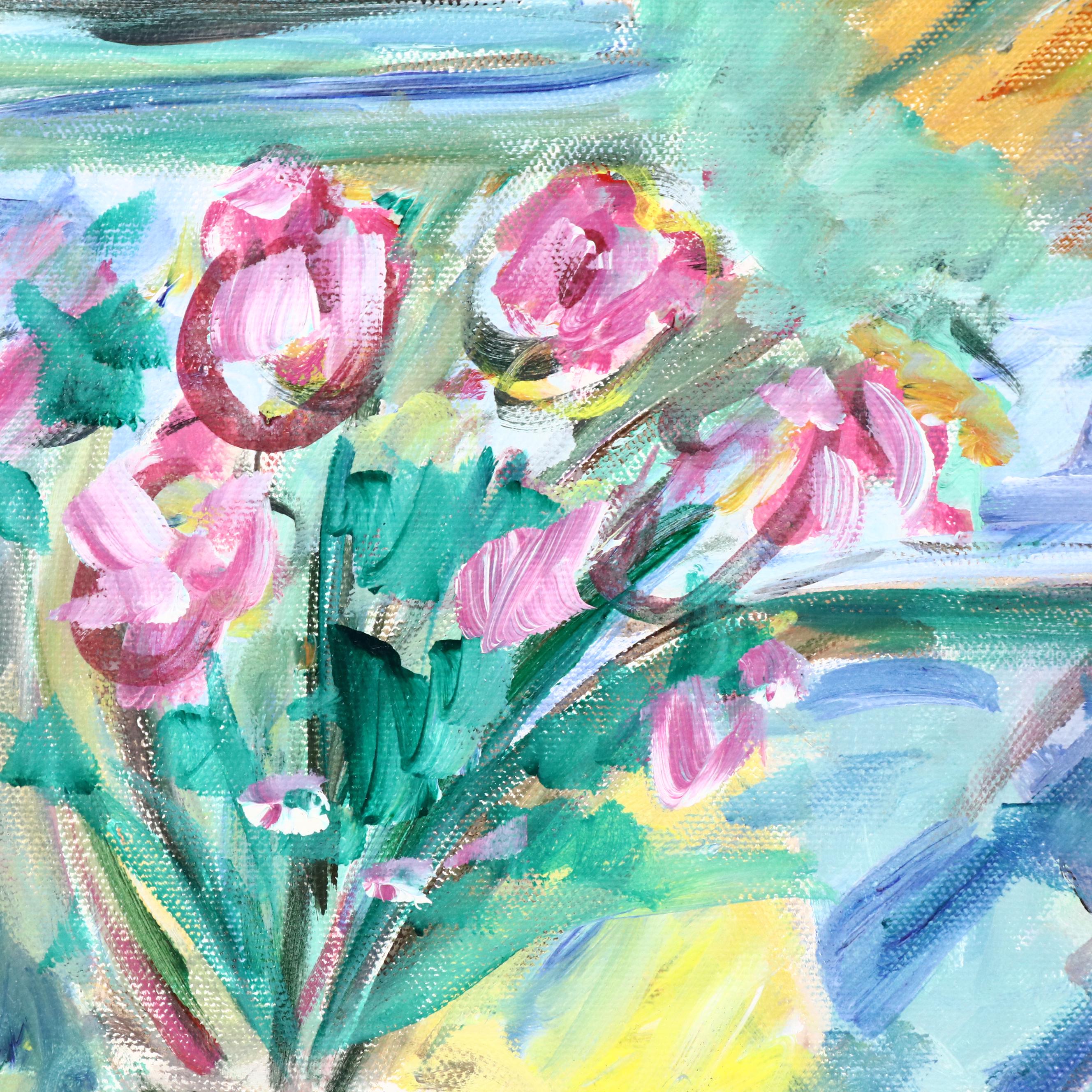 Beverly Erschell Postimpressionist Inspired Acrylic Painting