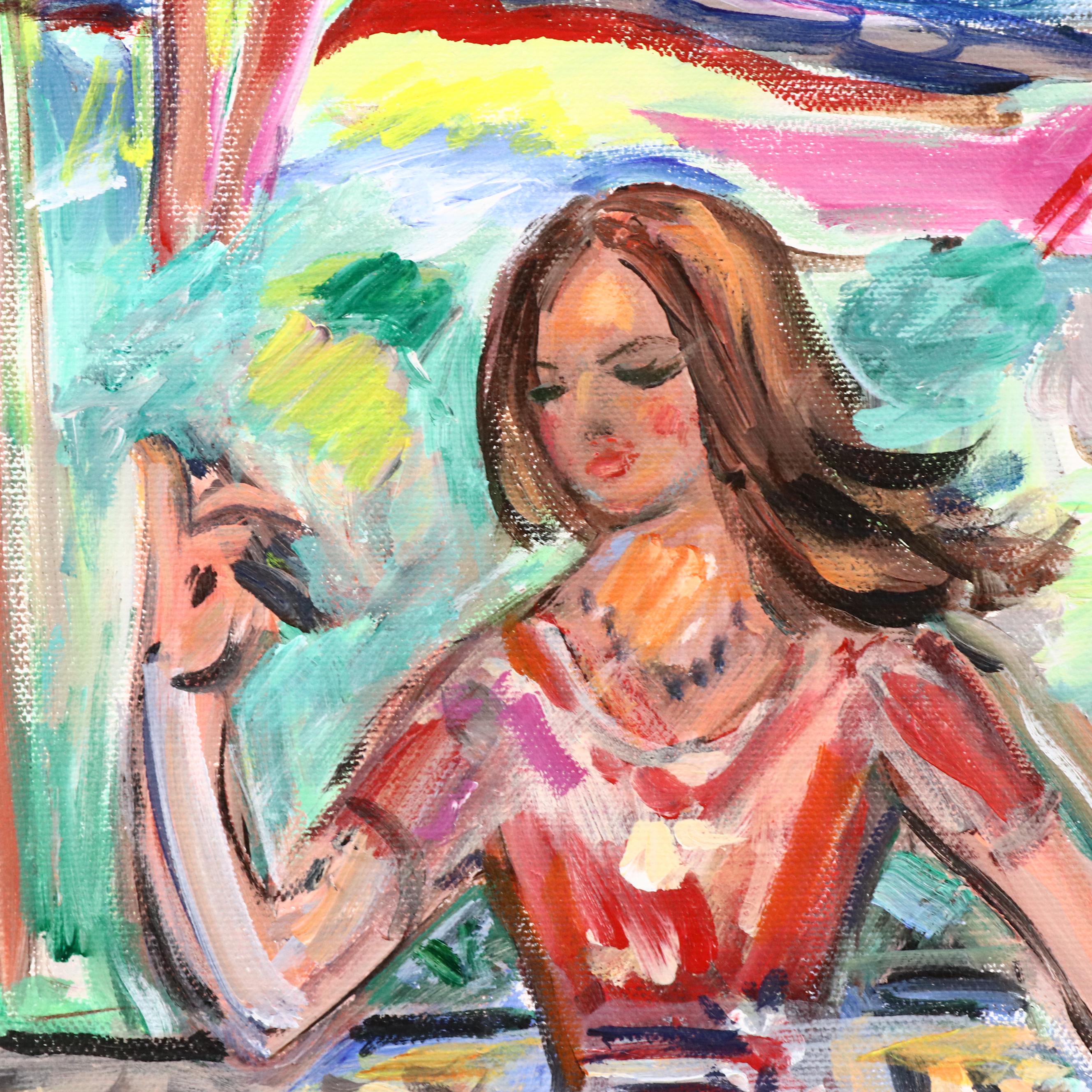 Beverly Erschell Postimpressionist Inspired Acrylic Painting