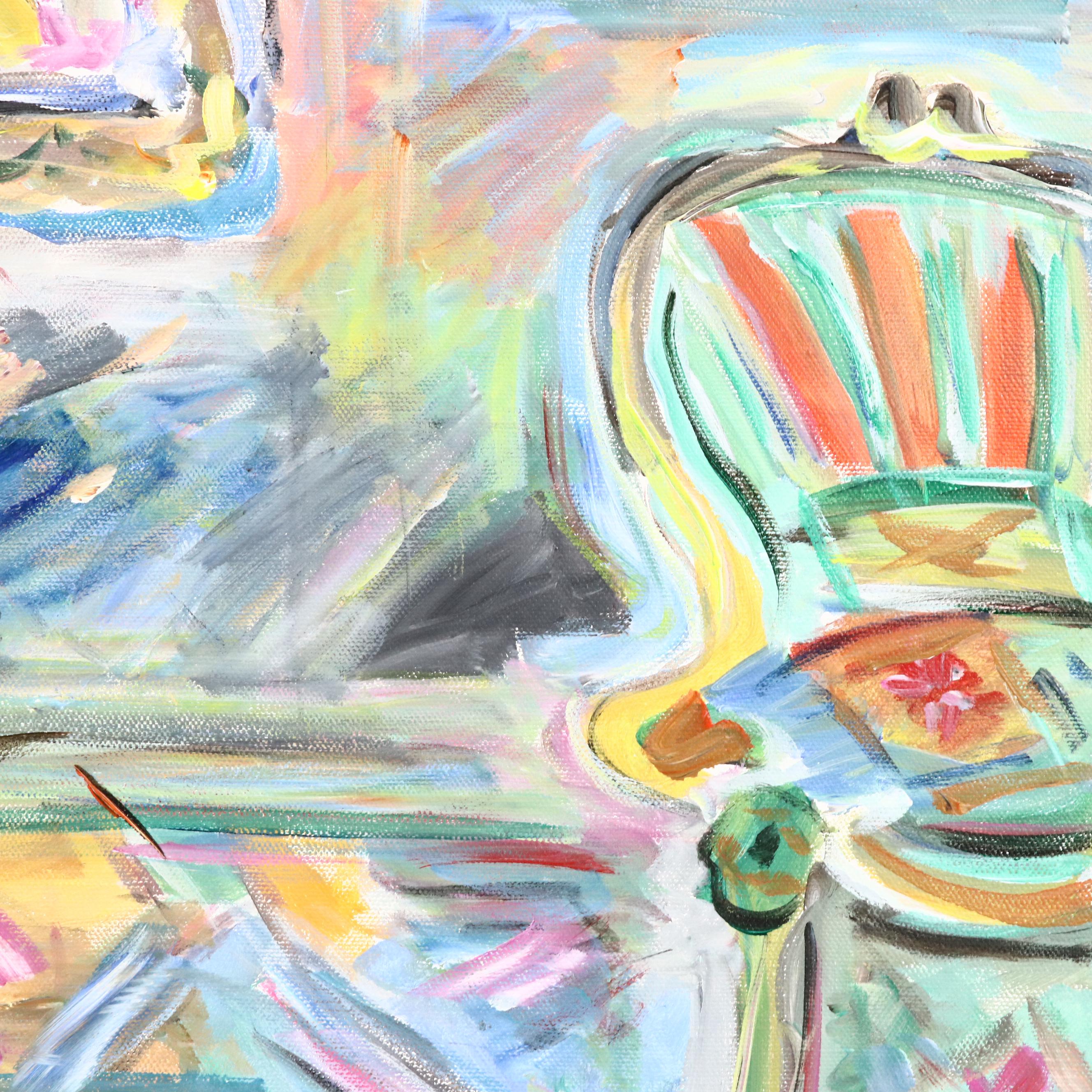 Beverly Erschell Postimpressionist Inspired Acrylic Painting