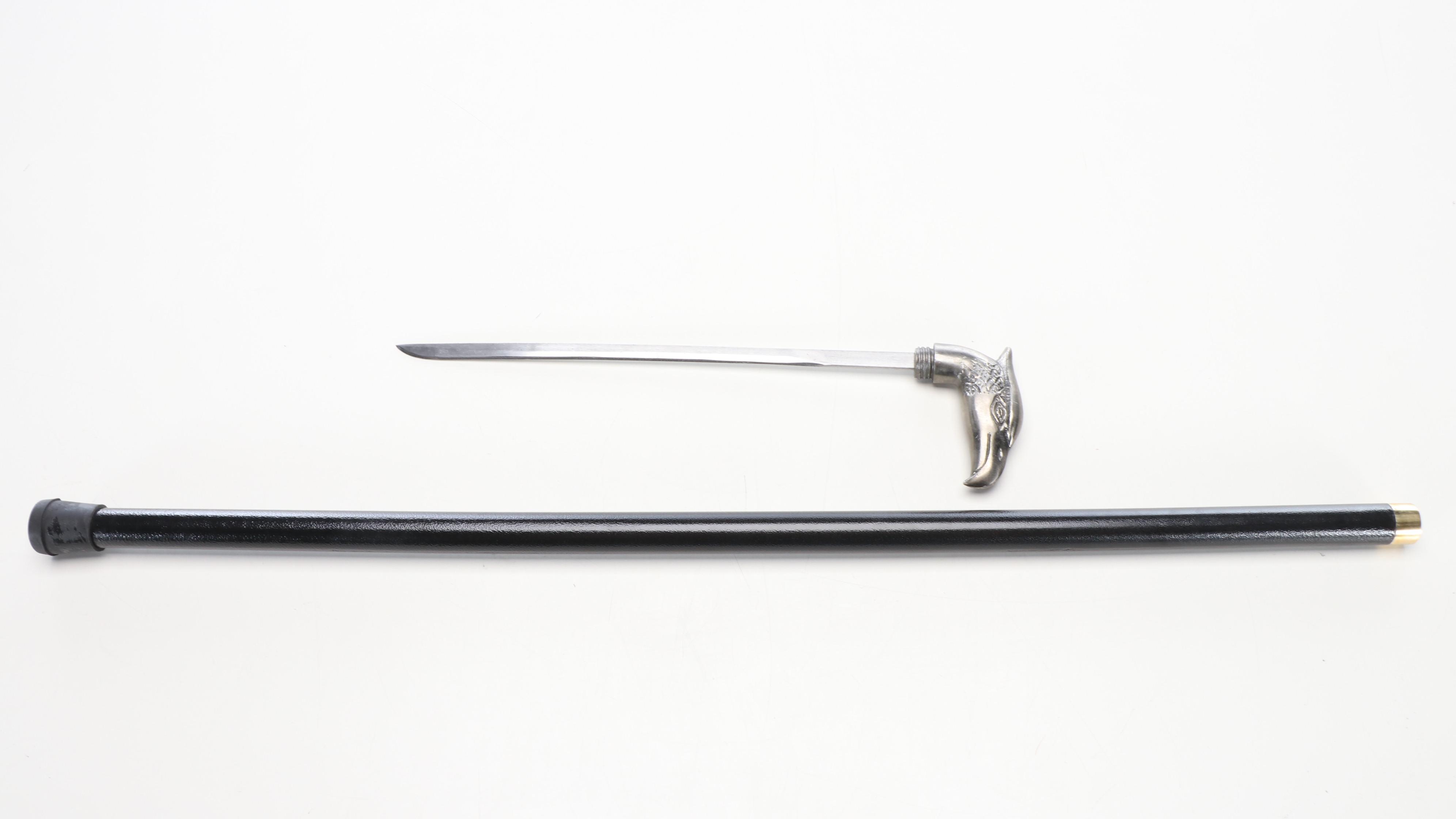Eagle Head Handle Sword Cane