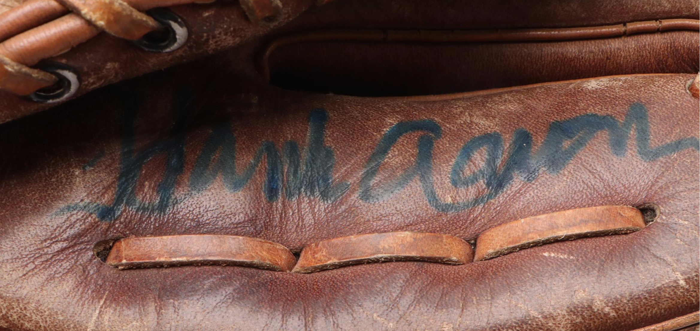 Hank Aaron Signed MacGregor Baseball Glove, JSA