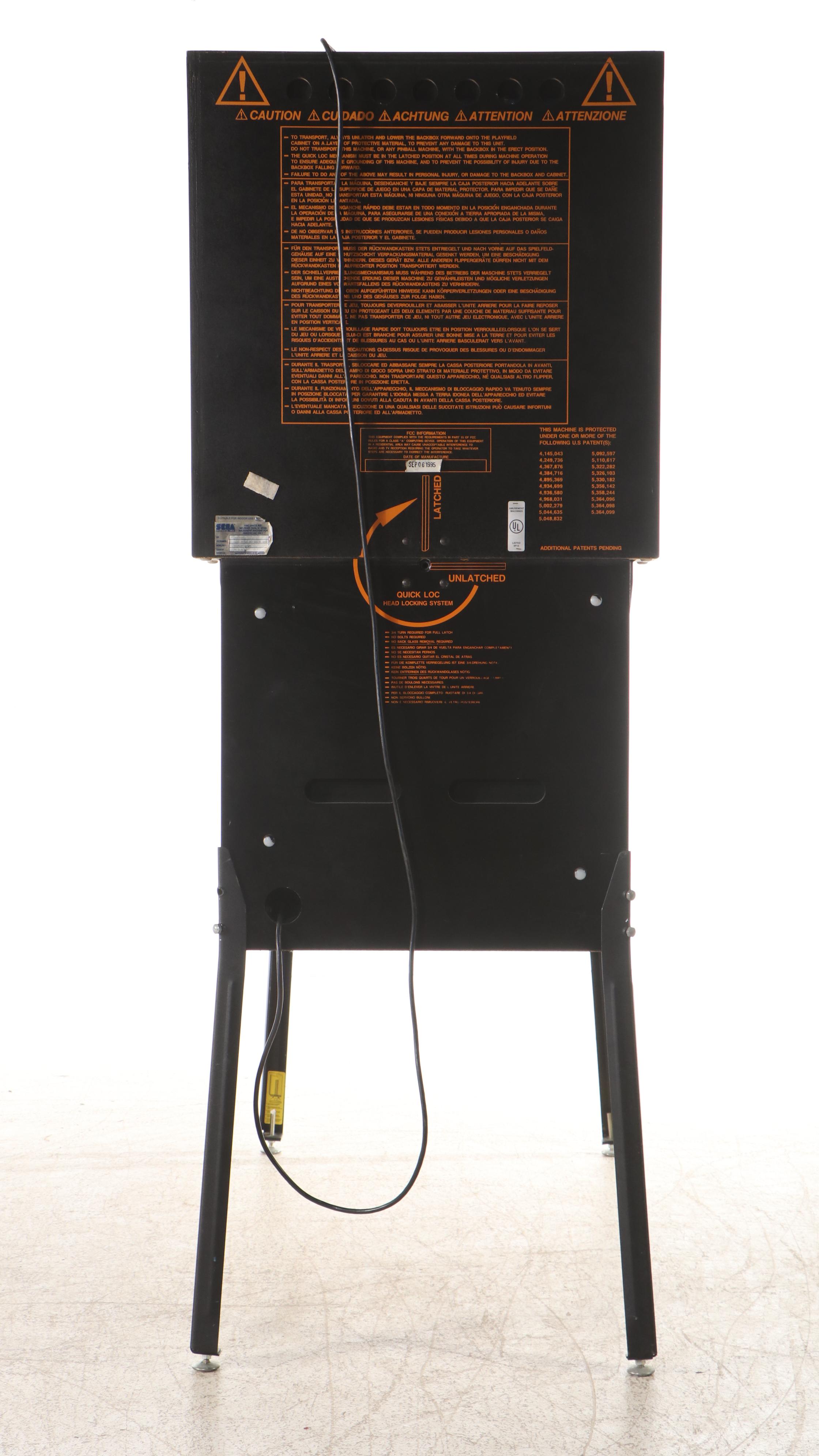 Sega "Batman Forever" Pinball Machine