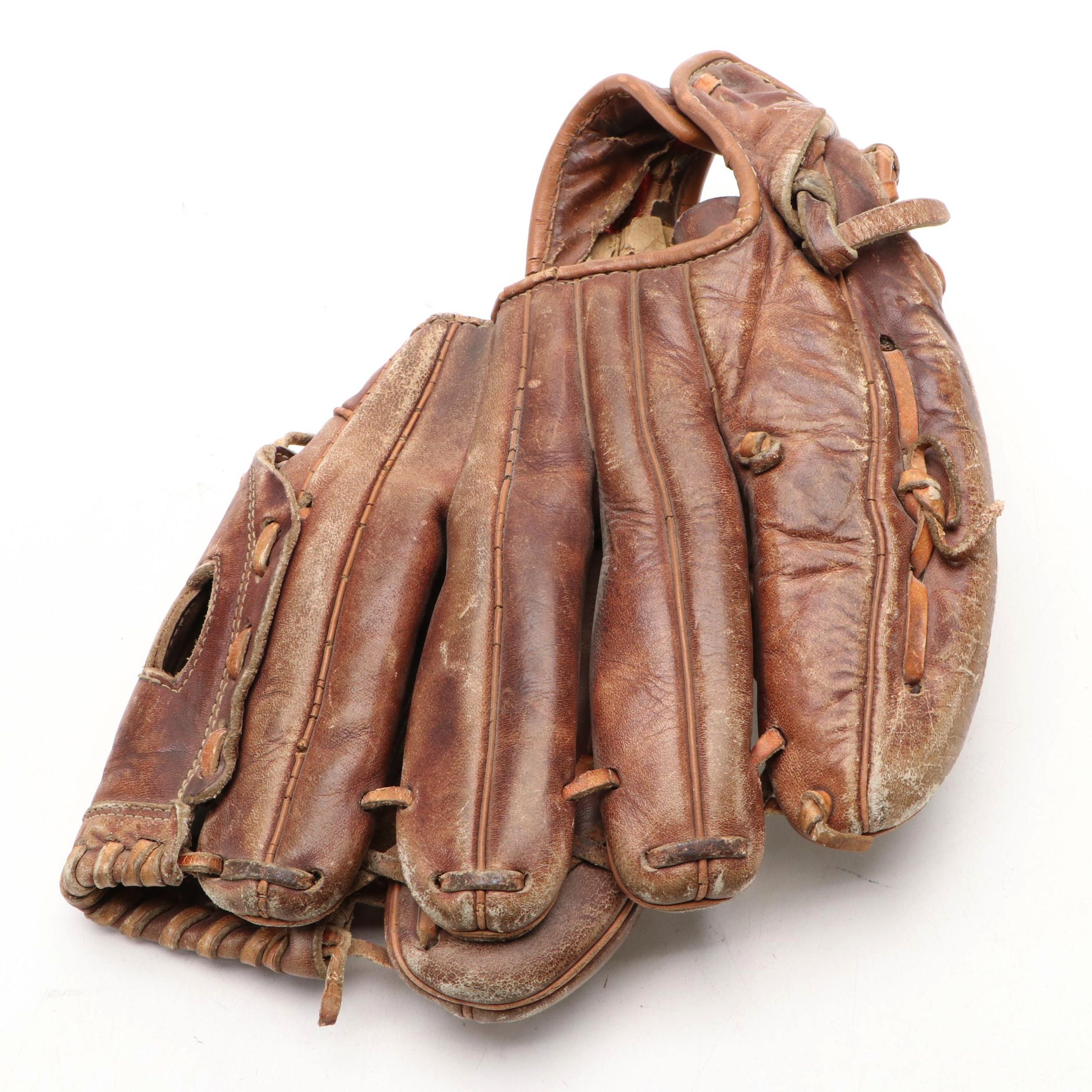 Hank Aaron Signed MacGregor Baseball Glove, JSA