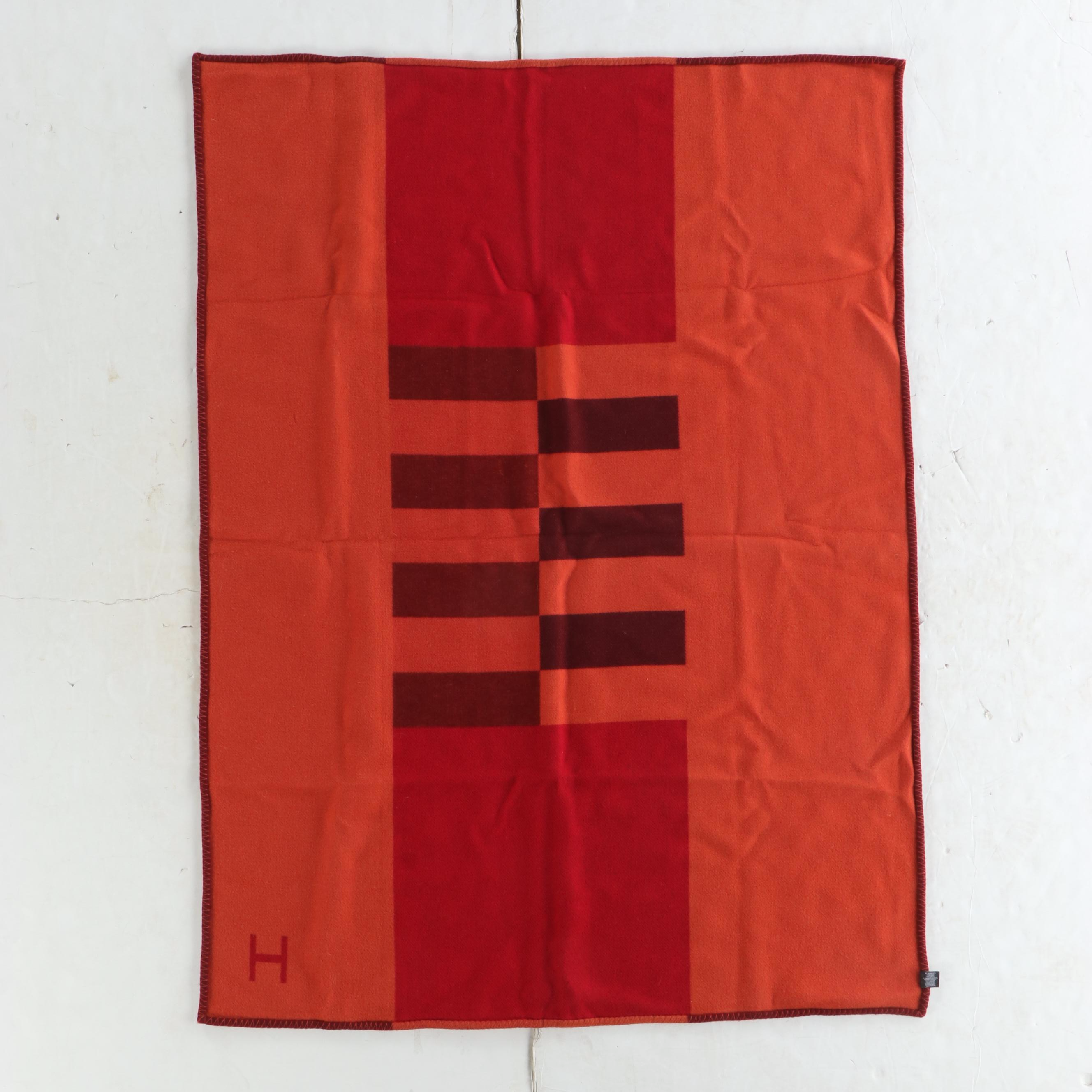 Hermès Merino Wool and Cashmere Throw Blanket