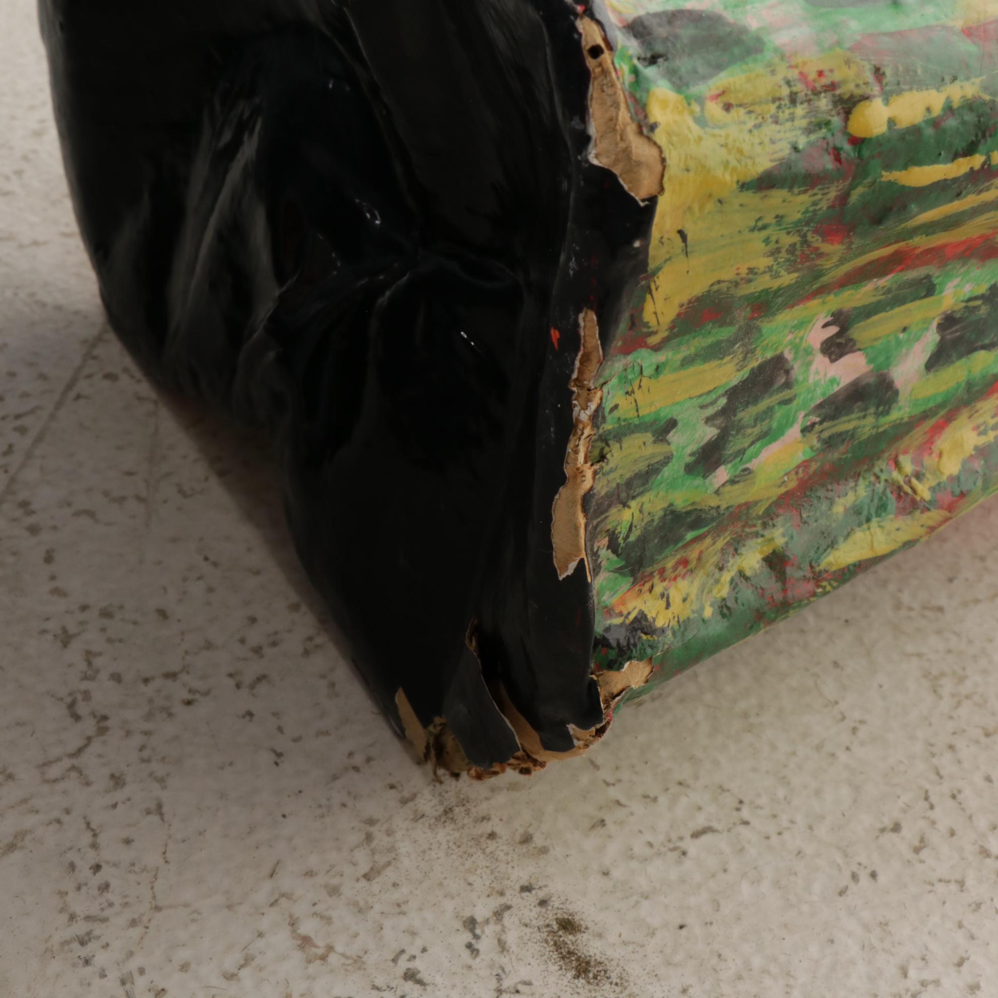 Jo Shenkel Papier-Mâché Juggling Clown and Giraffe Pants Clown from Mexico