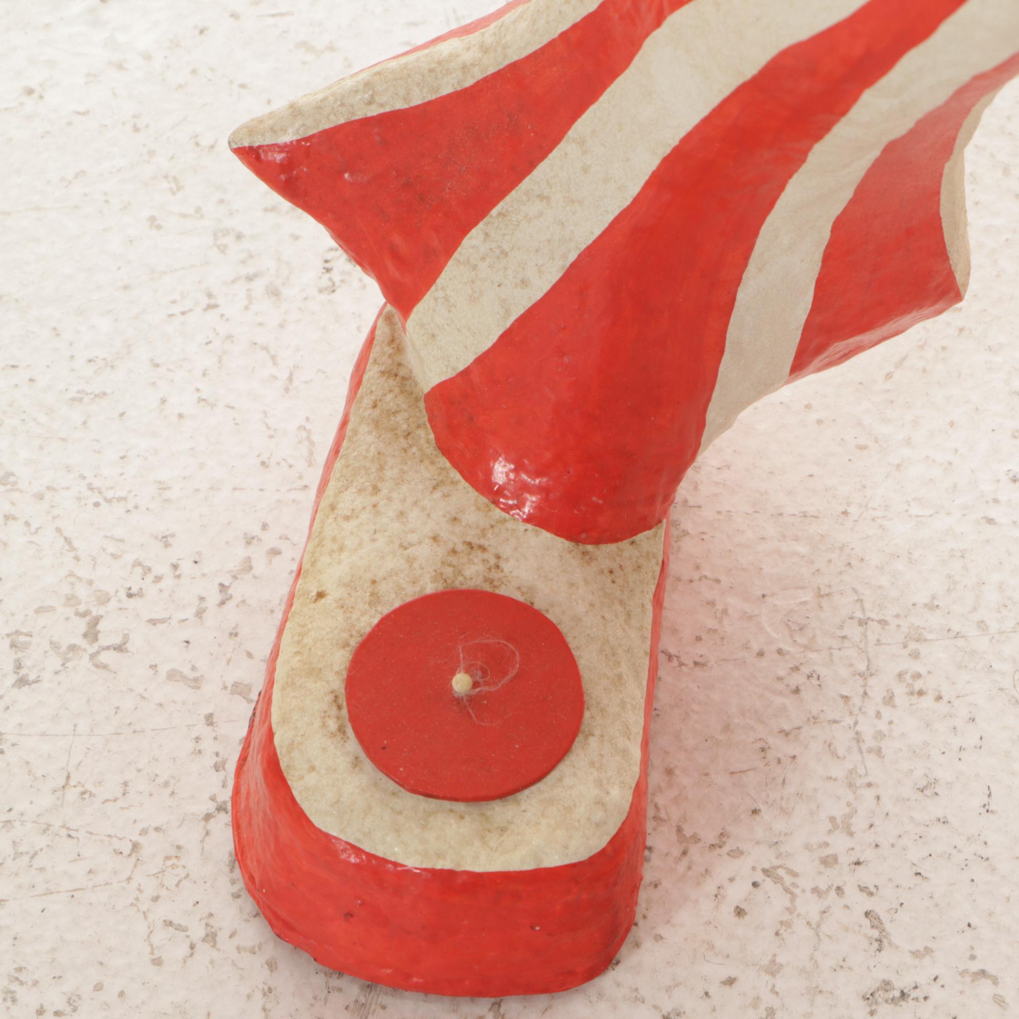 Jo Shenkel Papier-Mâché Juggling Clown and Giraffe Pants Clown from Mexico