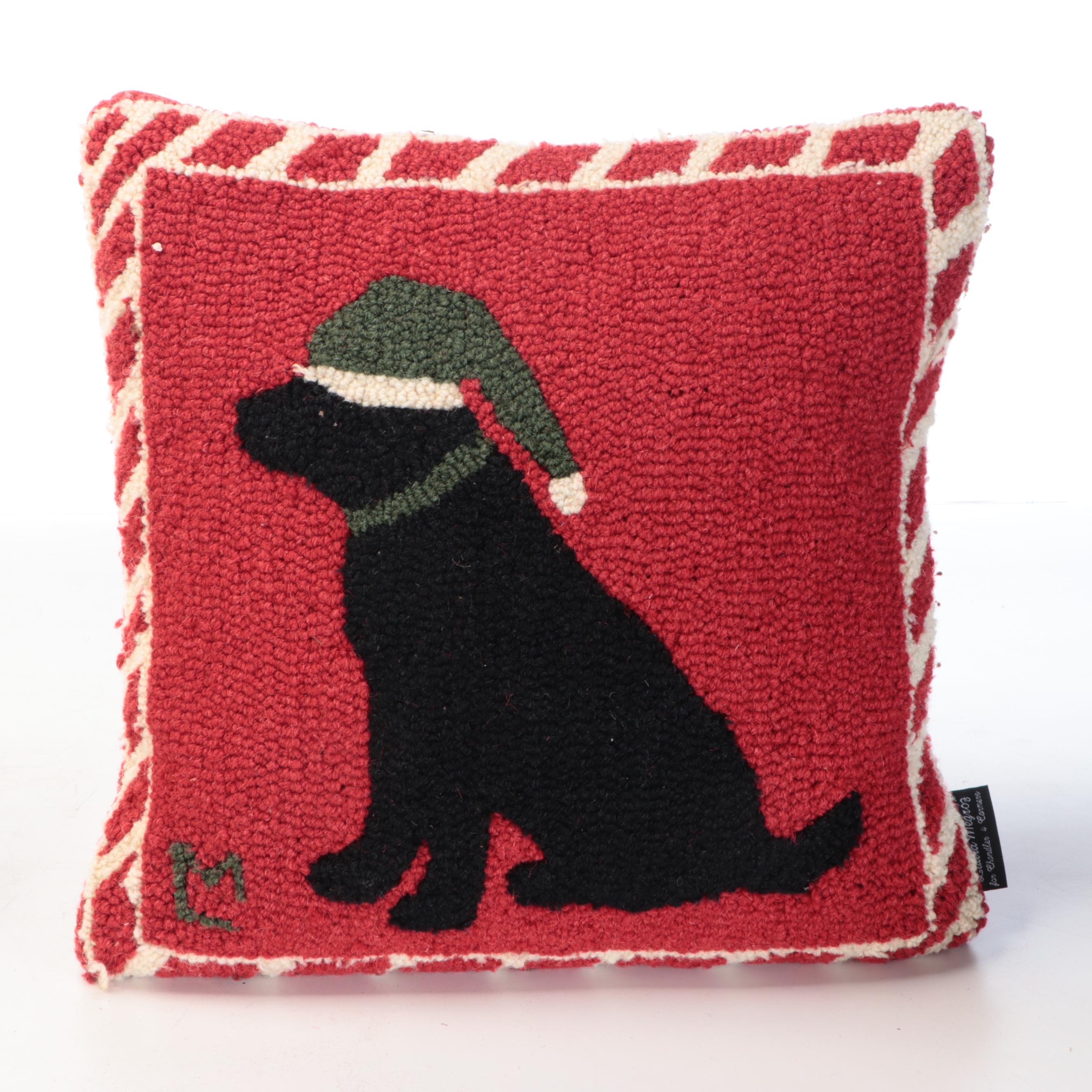 Laura Megroz for Chandler 4 Corners Santa, Bear and Dog Accent Pillows