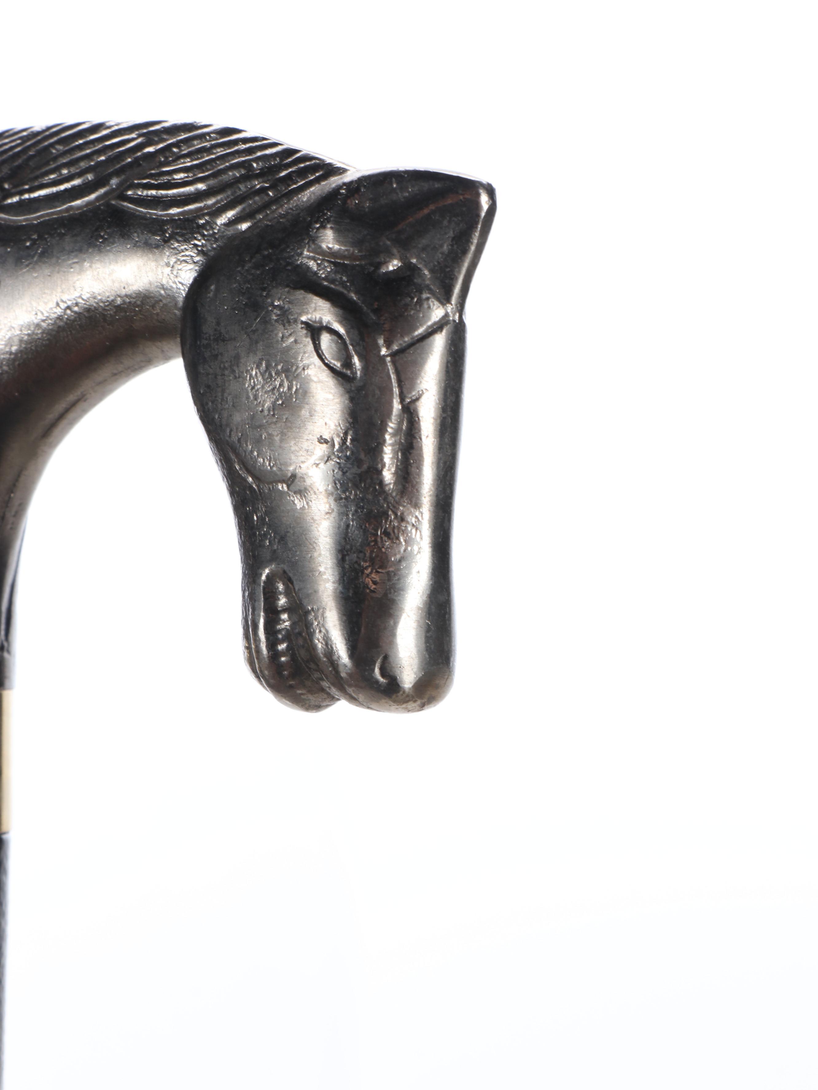 Horse Head Derby Handled Sword Cane