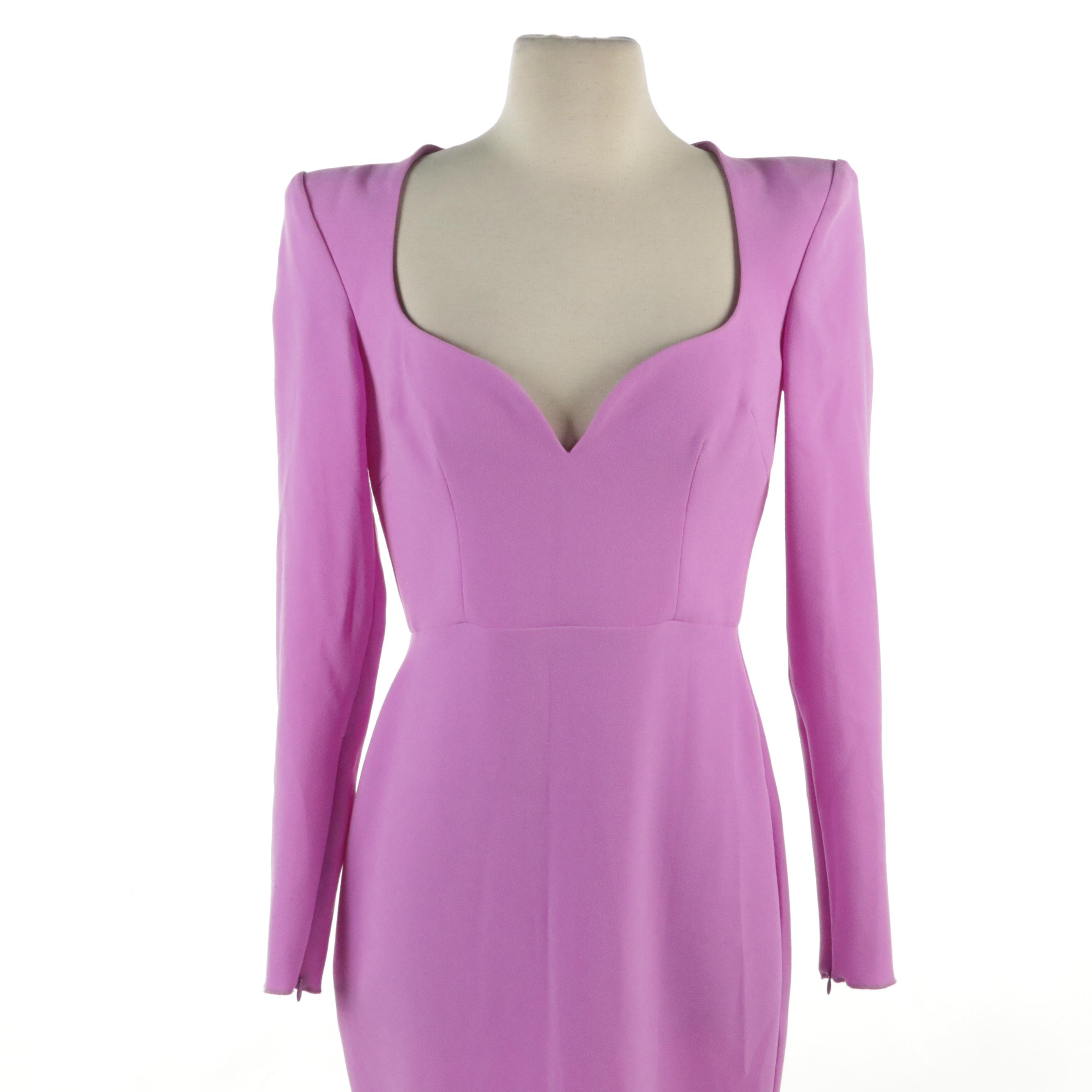 Maren Curved Sweetheart Midi Dress and Vero Moda Sally Skater Dress, With Tag