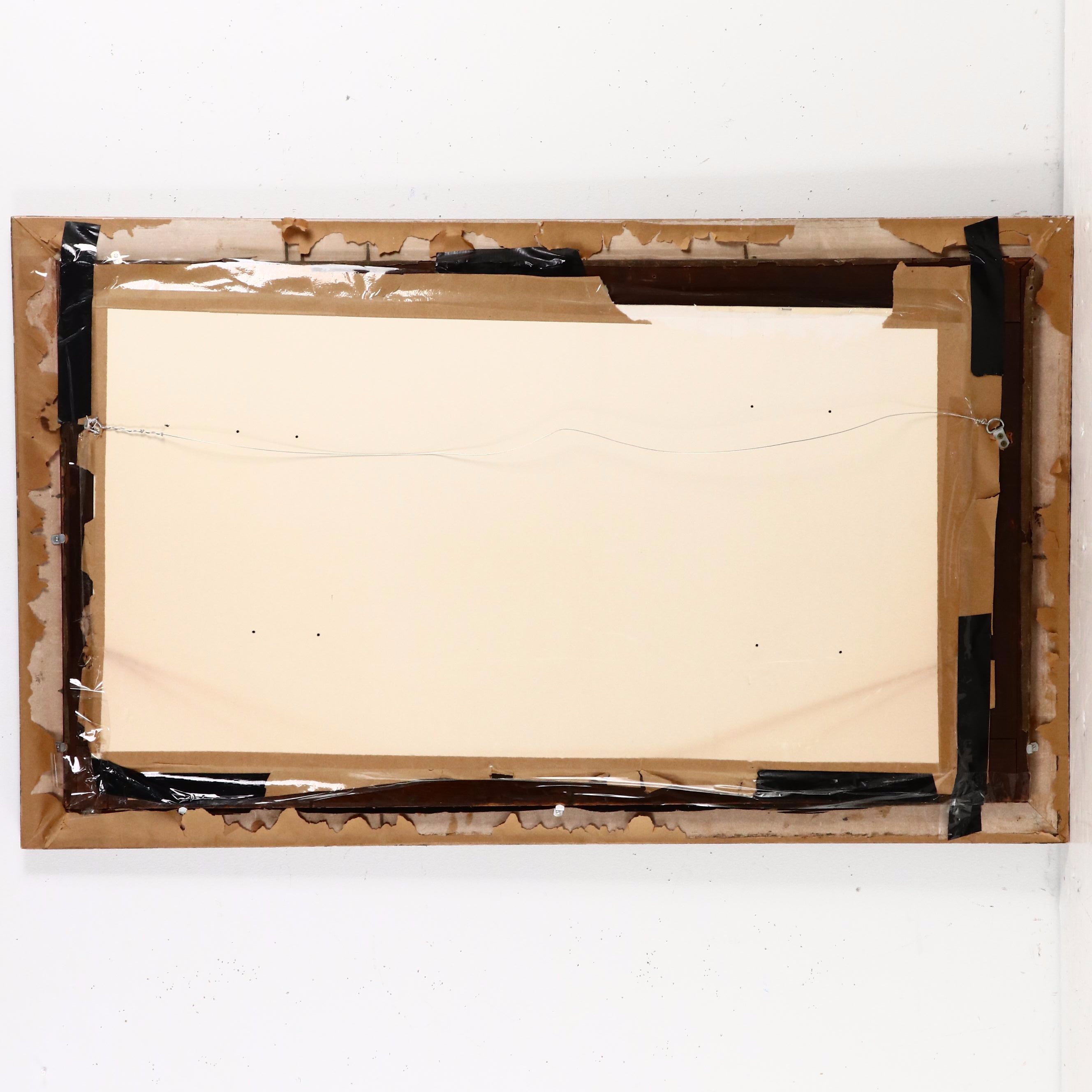 Rural Landscape Oil Painting, Circa 1867