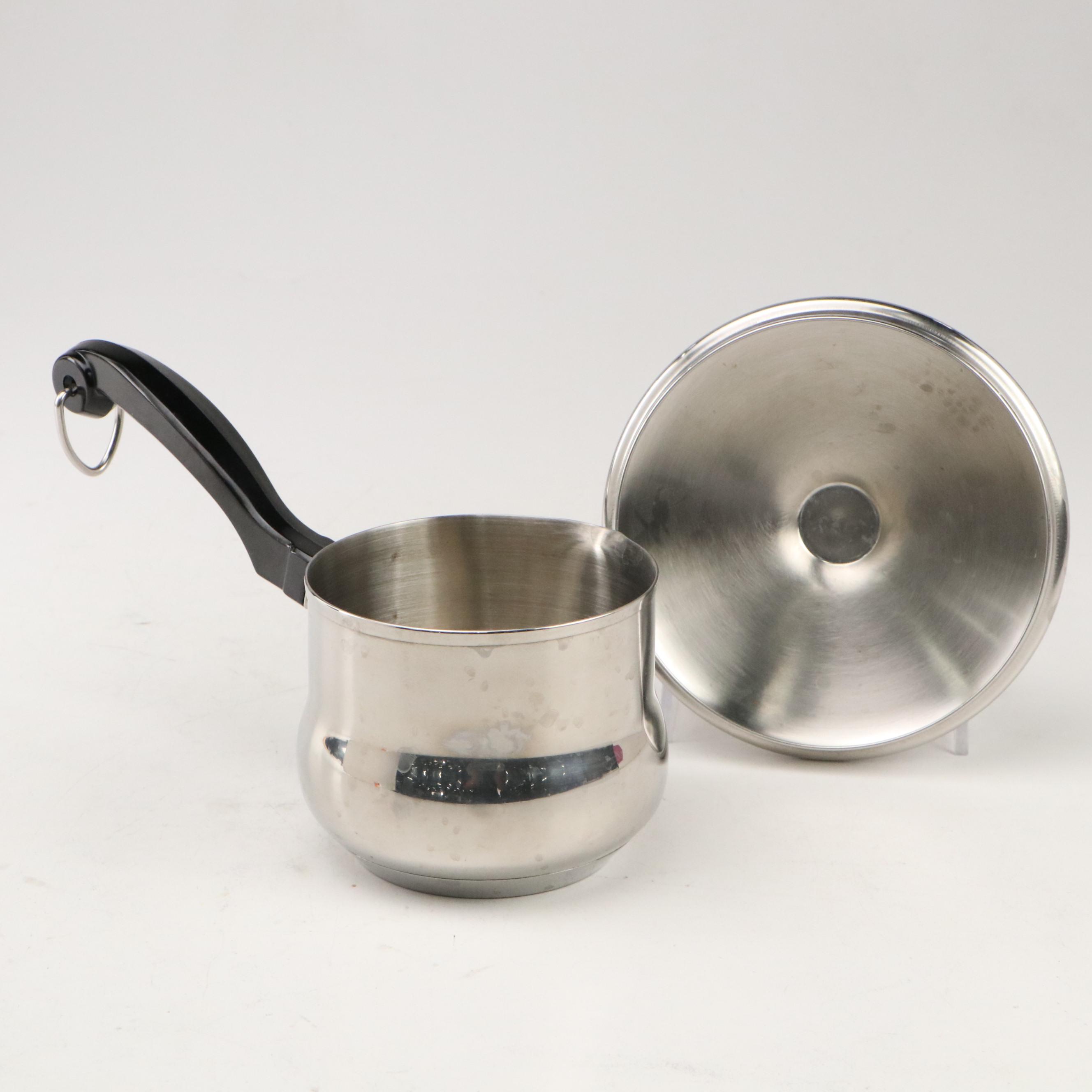 Farberware Aluminum-Clad Stainless Steel Electric Skillet with Pots and Pans