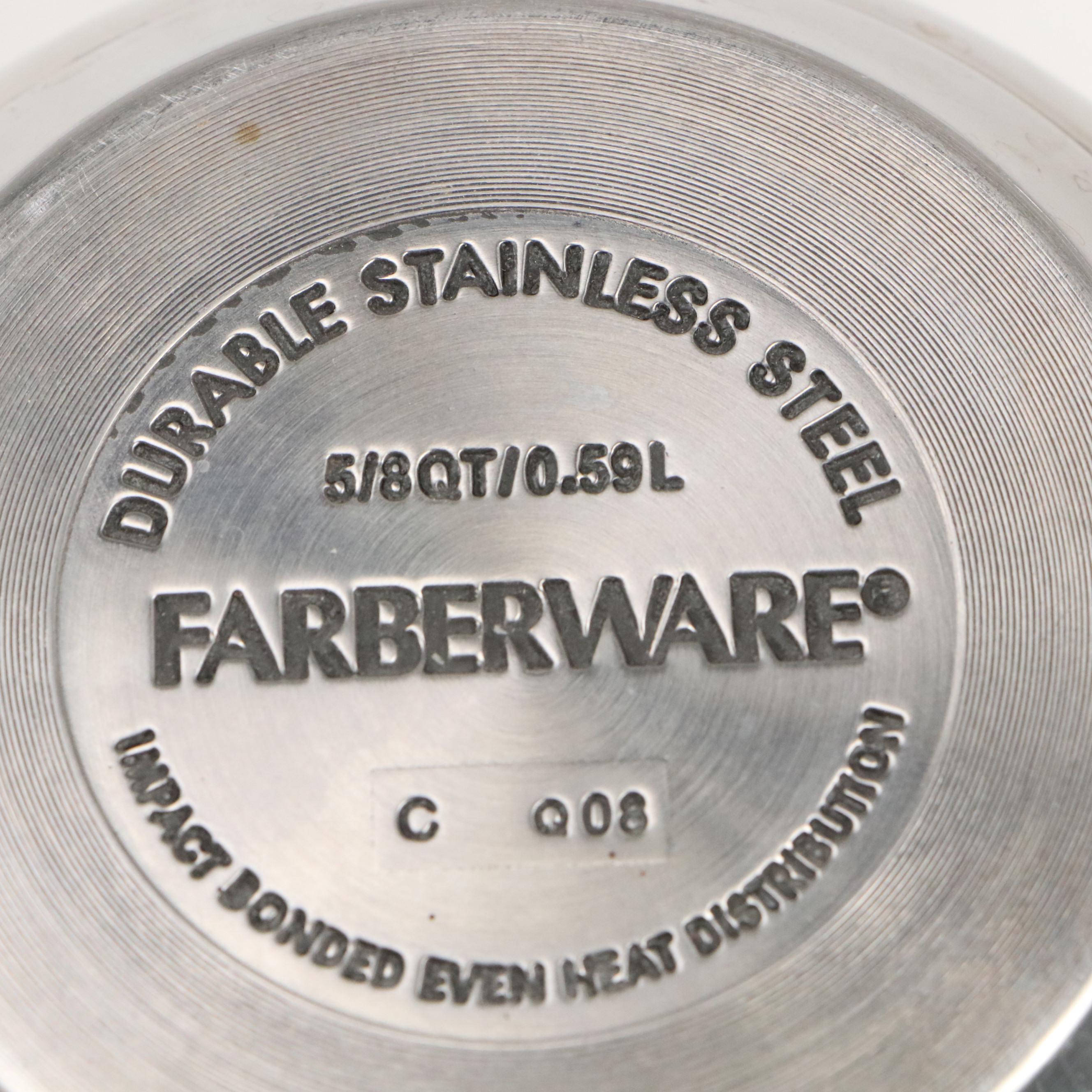 Farberware Aluminum-Clad Stainless Steel Electric Skillet with Pots and Pans