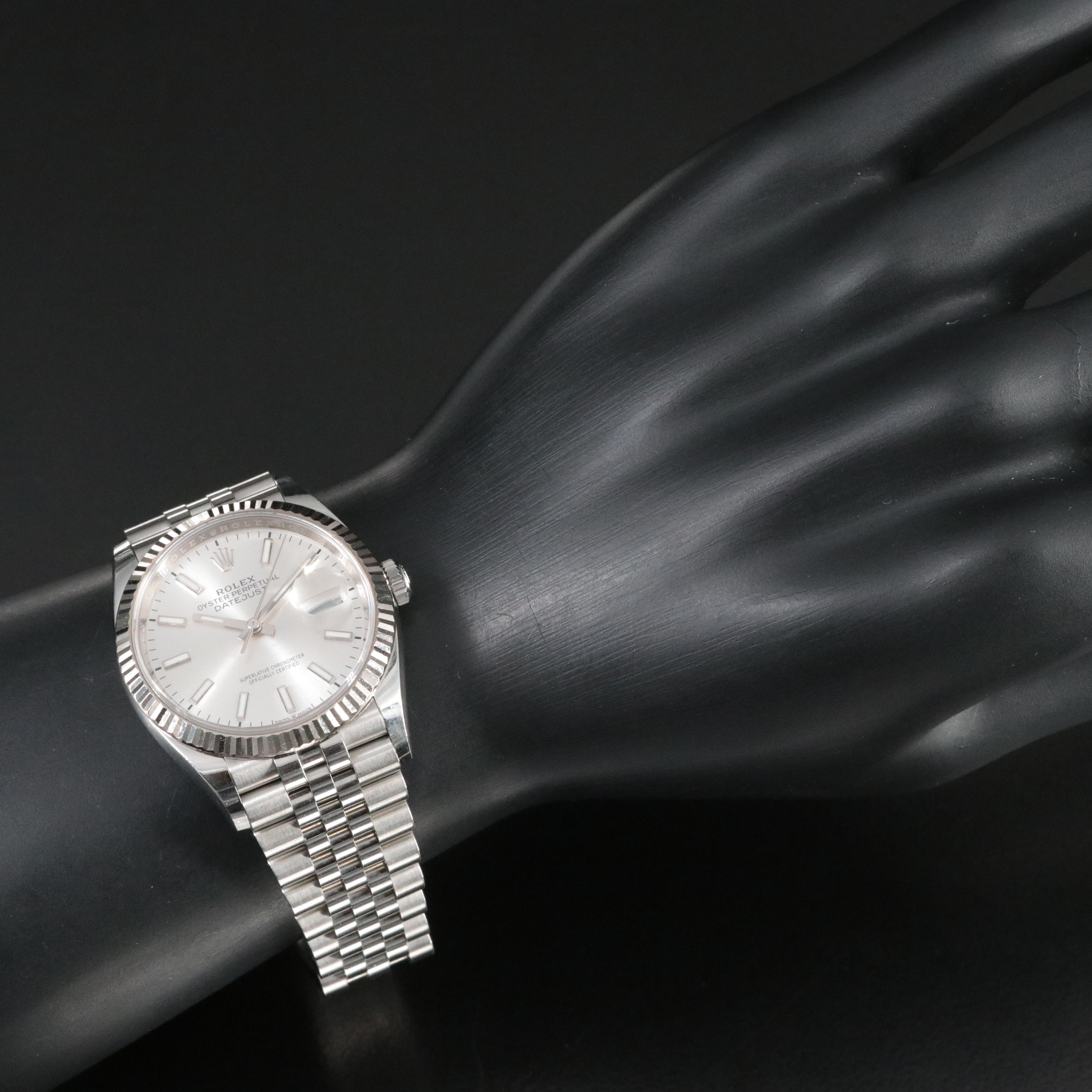 Rolex Oyster Perpetual Datejust Oyster Steel and White Gold Watch