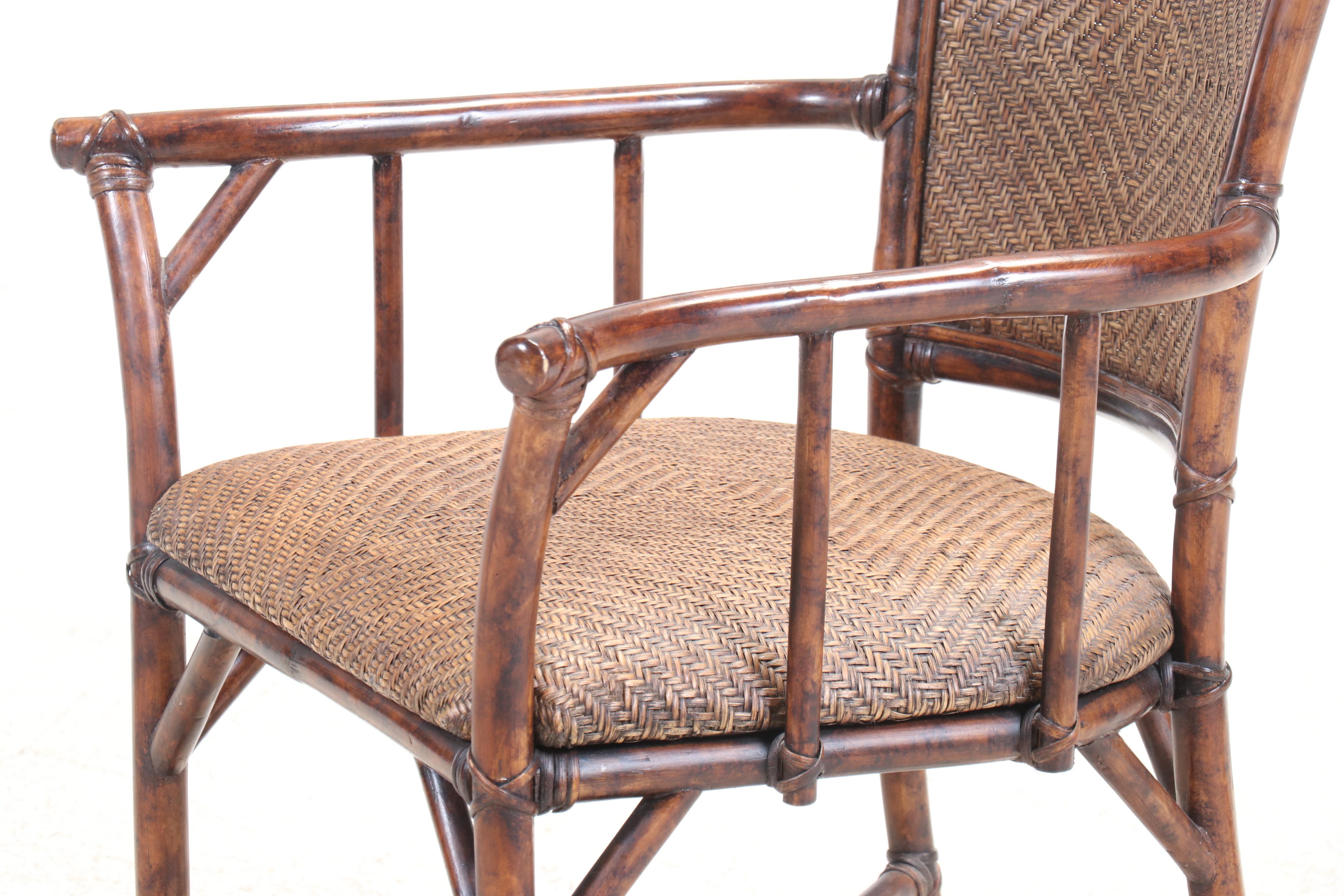 Pair of Pier 1 Imports Rattan Armchairs