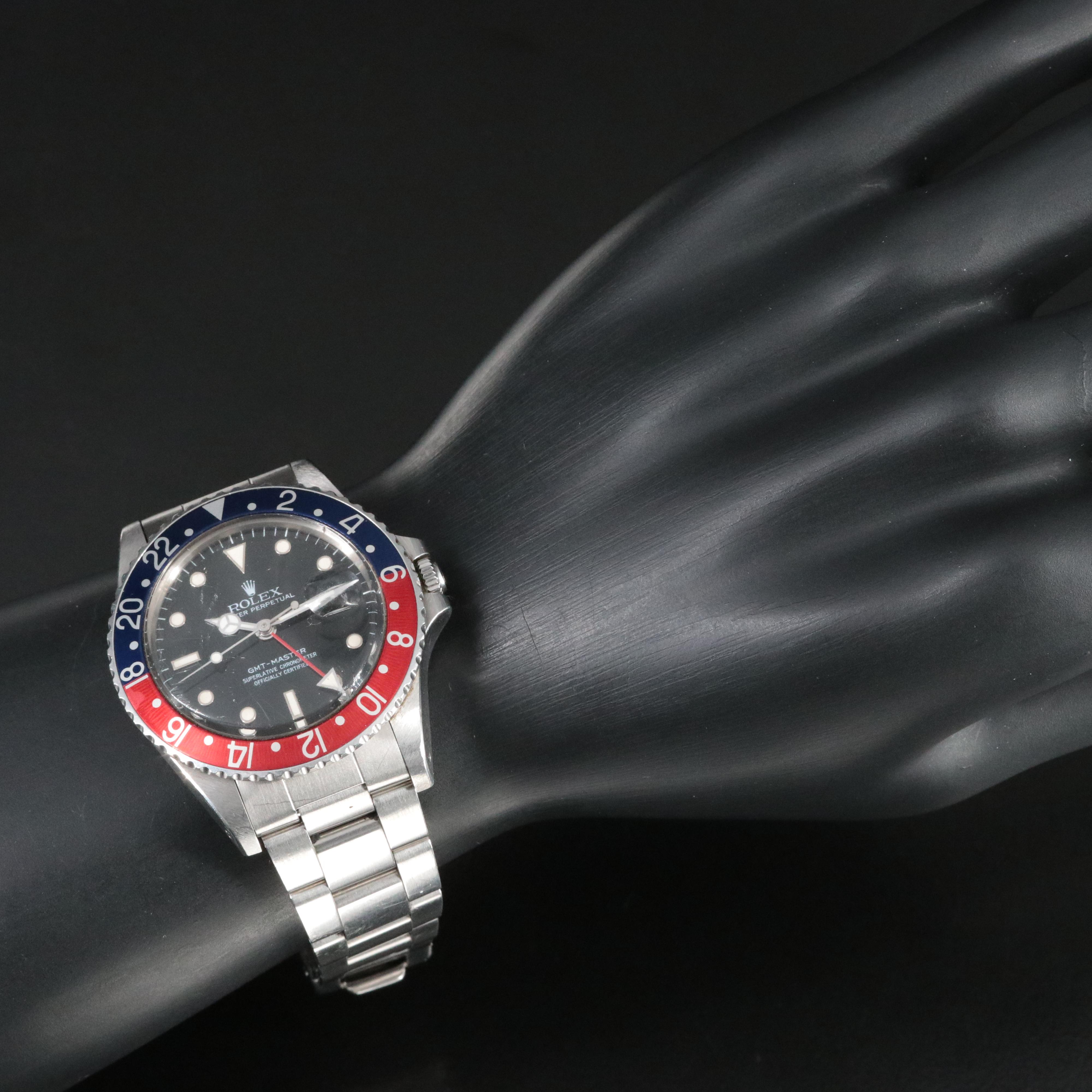 1984 Rolex "Pepsi" GMT-Master Ref.16750 Stainless Steel Date Watch