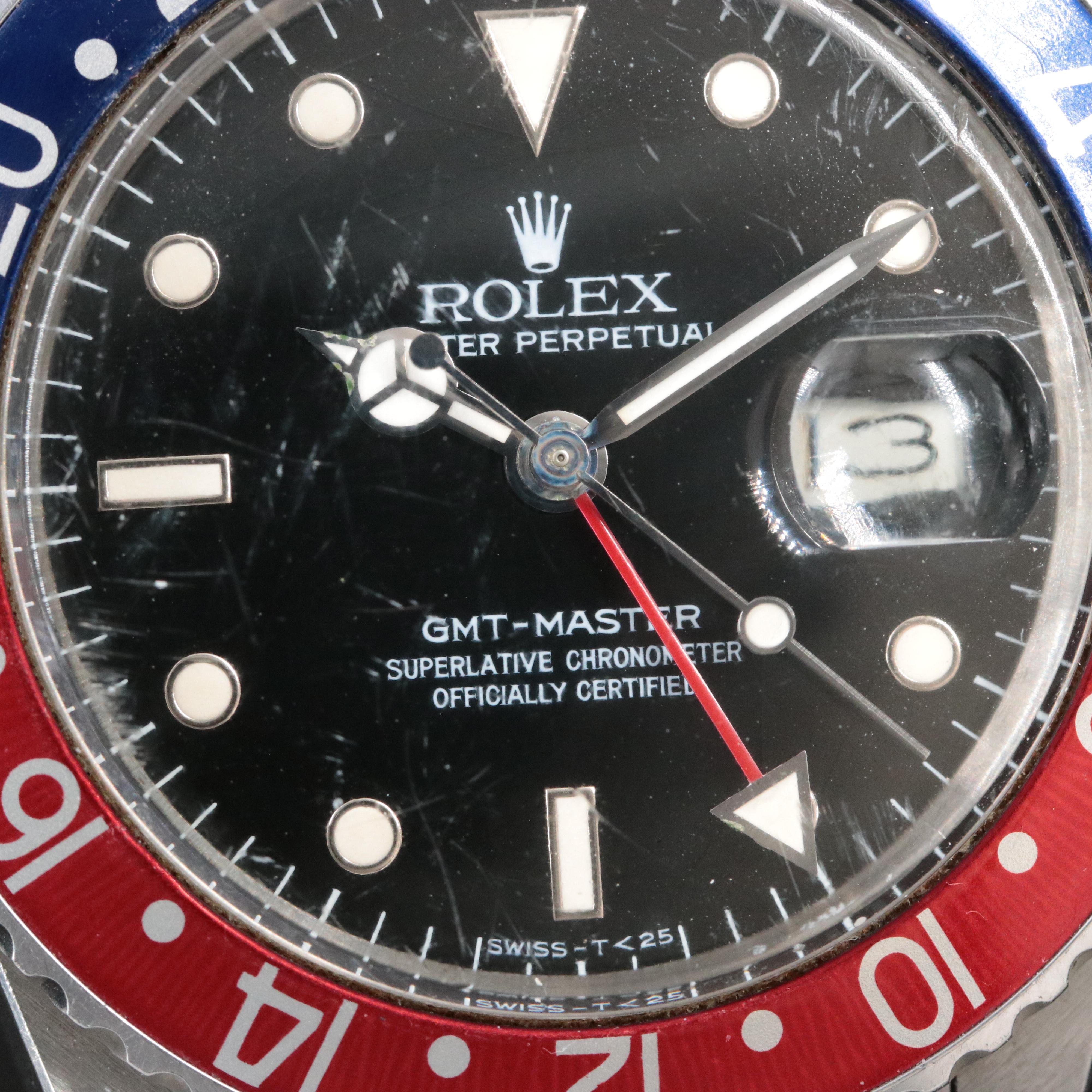 1984 Rolex "Pepsi" GMT-Master Ref.16750 Stainless Steel Date Watch
