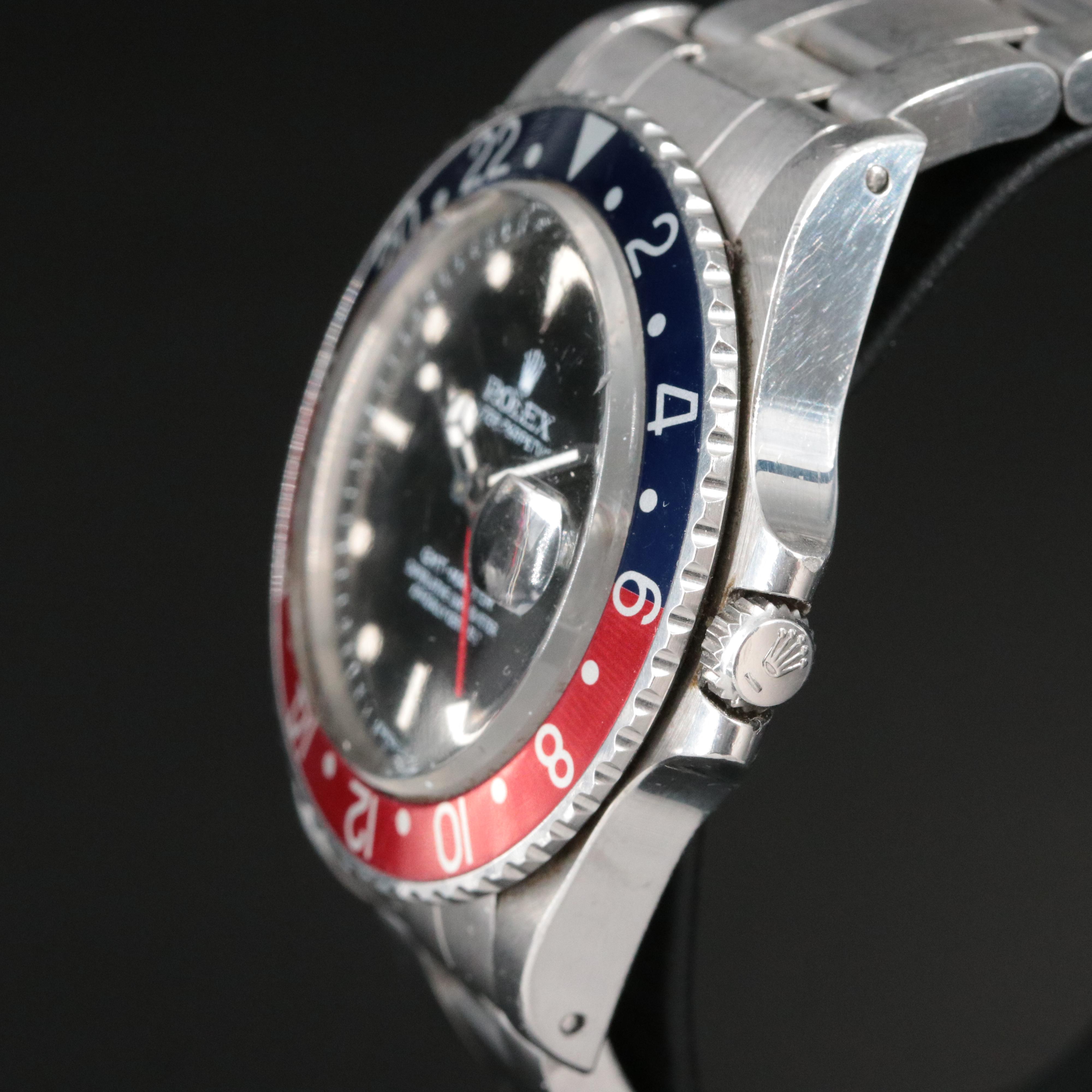 1984 Rolex "Pepsi" GMT-Master Ref.16750 Stainless Steel Date Watch