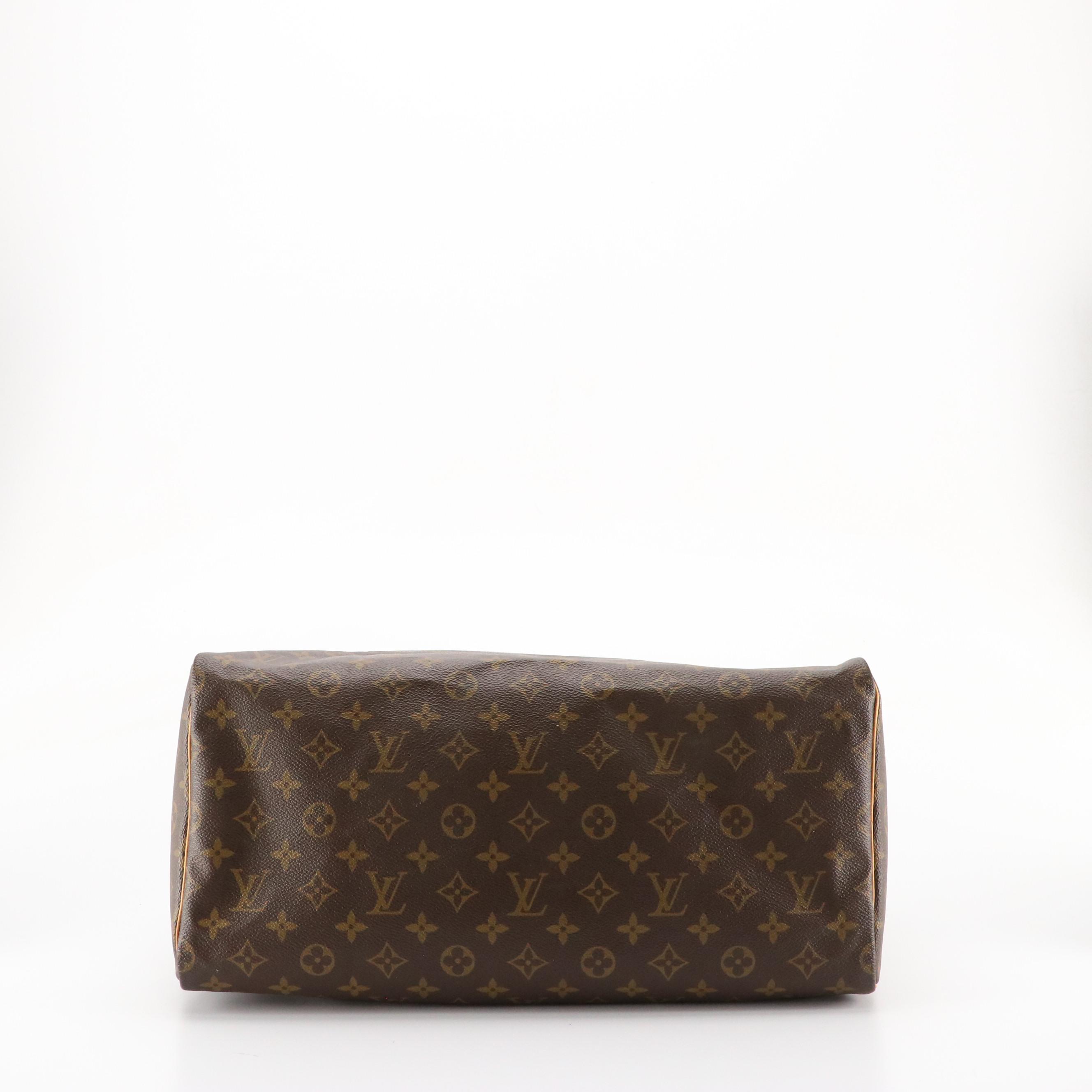 Louis Vuitton Speedy 40 in Monogram Coated Canvas and Leather