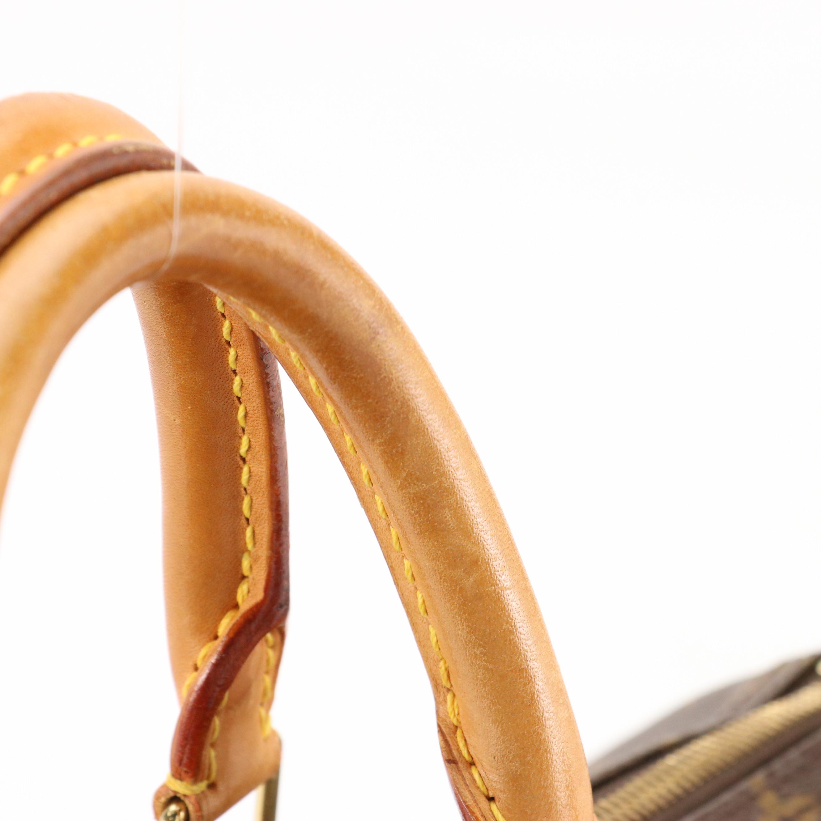 Louis Vuitton Speedy 40 in Monogram Coated Canvas and Leather