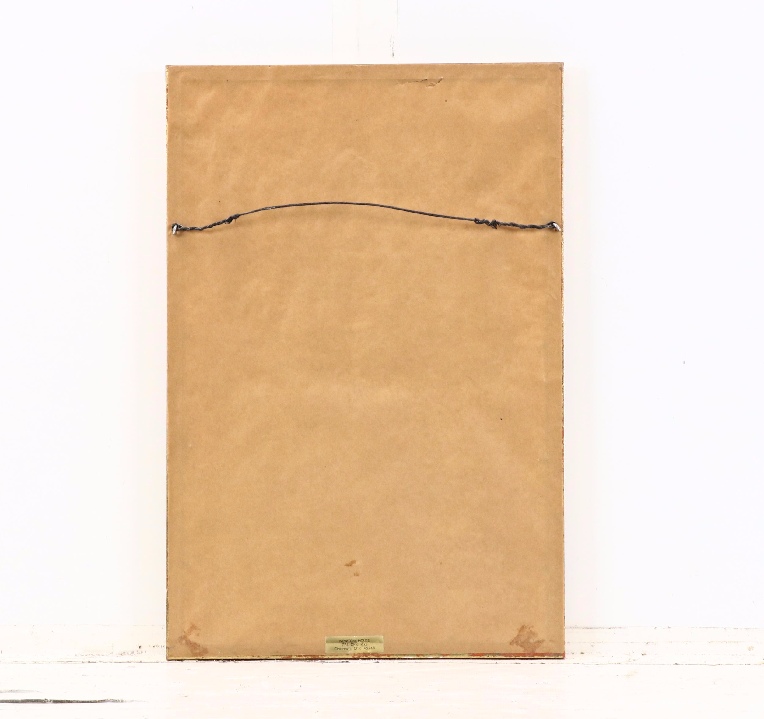 Betty Letscher Oil Painting Still Life with Red Poppies, 1974