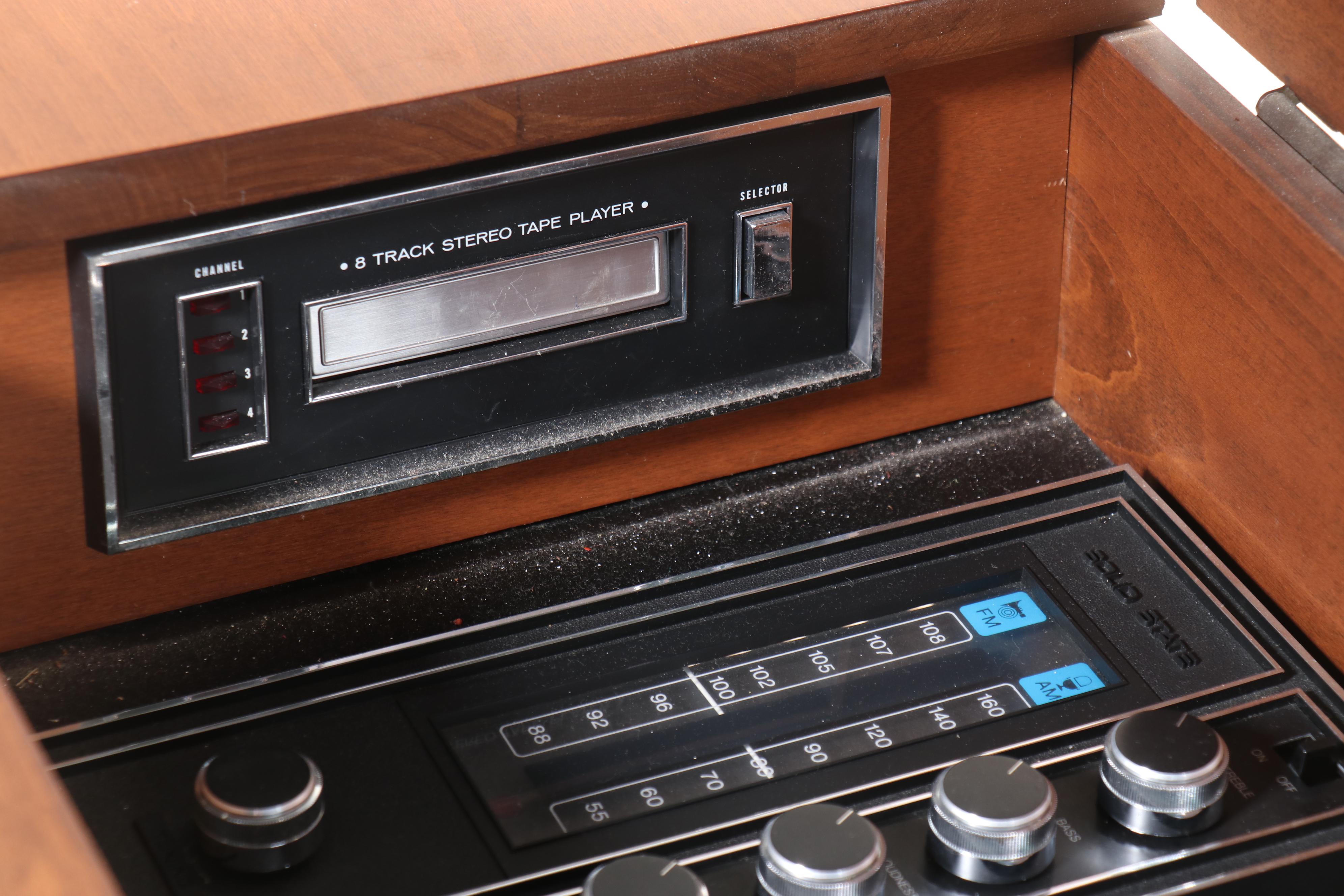Penncrest Stereo in Console Cabinet, Mid-20th Century
